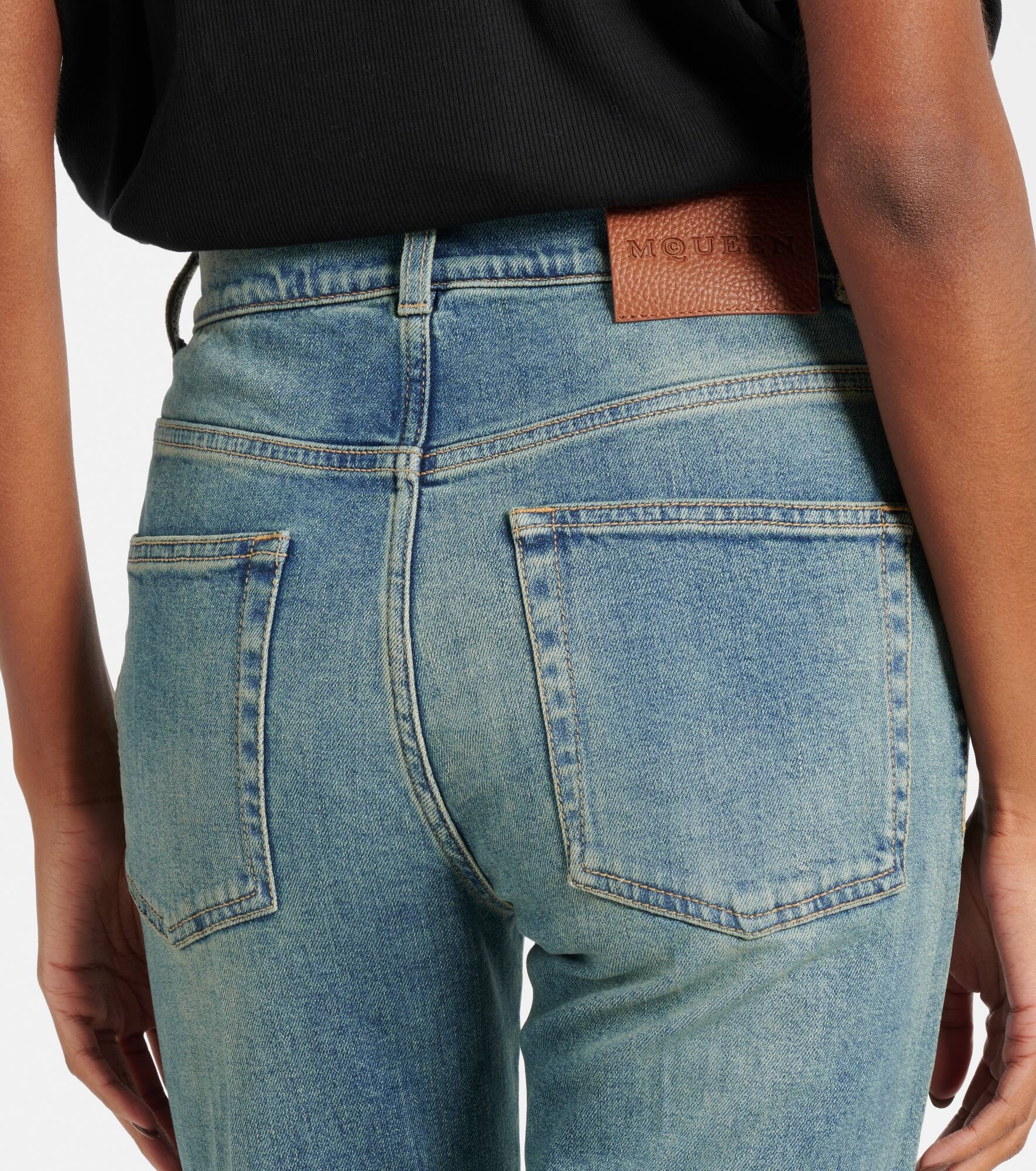 Faded flared jeans - 6