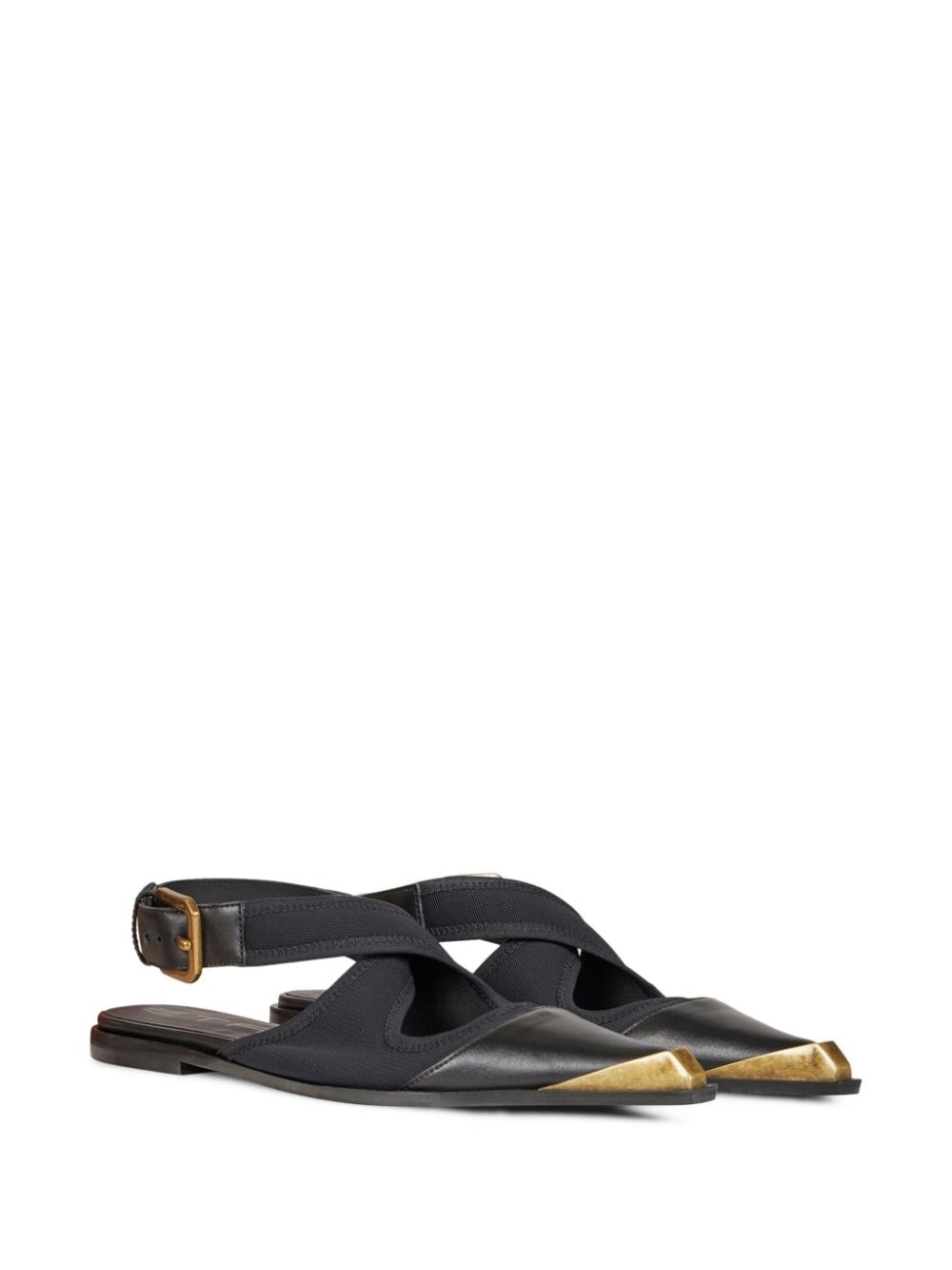 pointed slingback ballerina shoes - 2