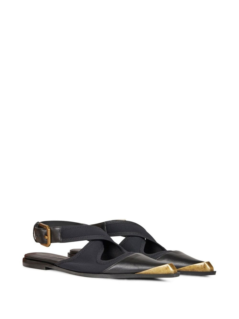 Etro pointed slingback ballerina shoes outlook
