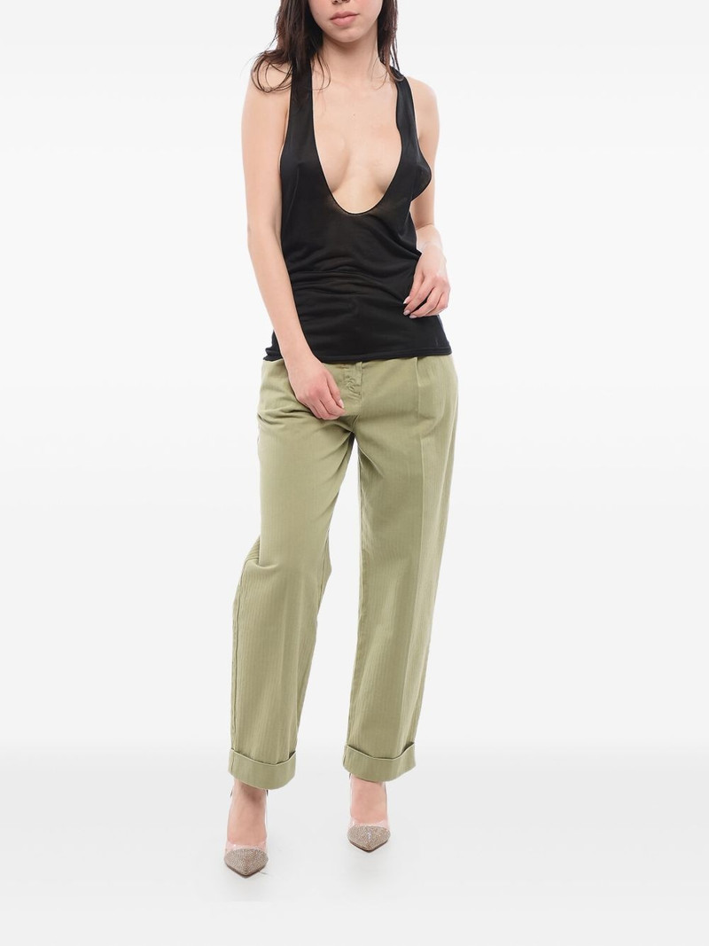 SAINT LAURENT silk tank top outlook