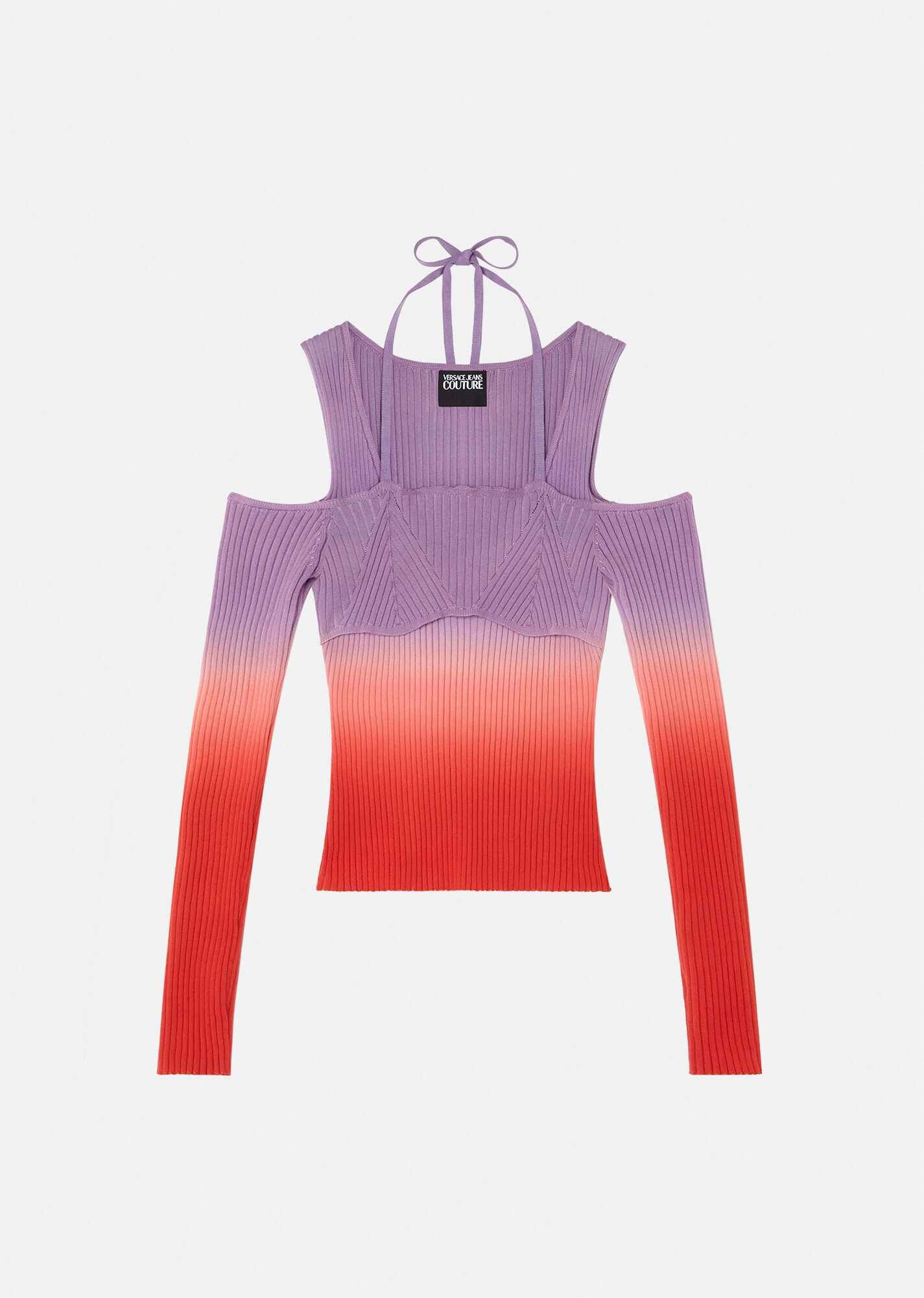 Tie Dye Cut-out Jumper - 1
