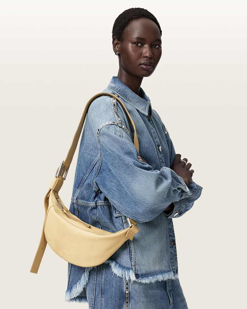 ALLSAINTS LUNA SLOUCHY LEATHER CROSSBODY BAG outlook