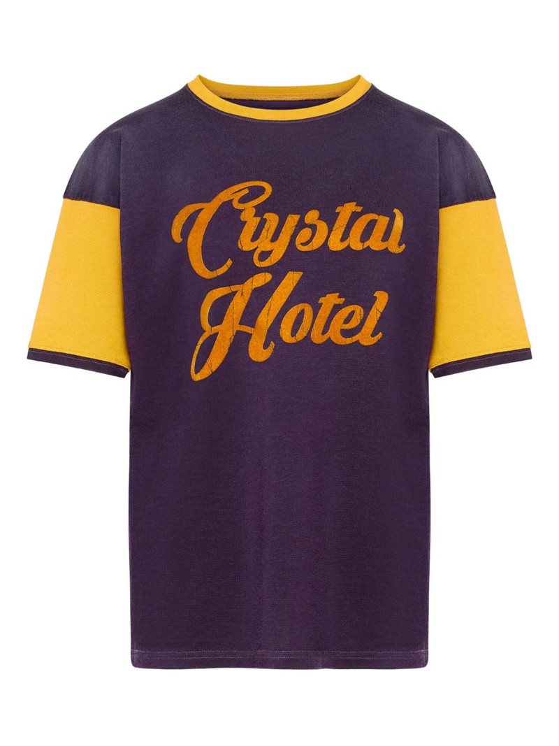 slogan-print T-shirt 1