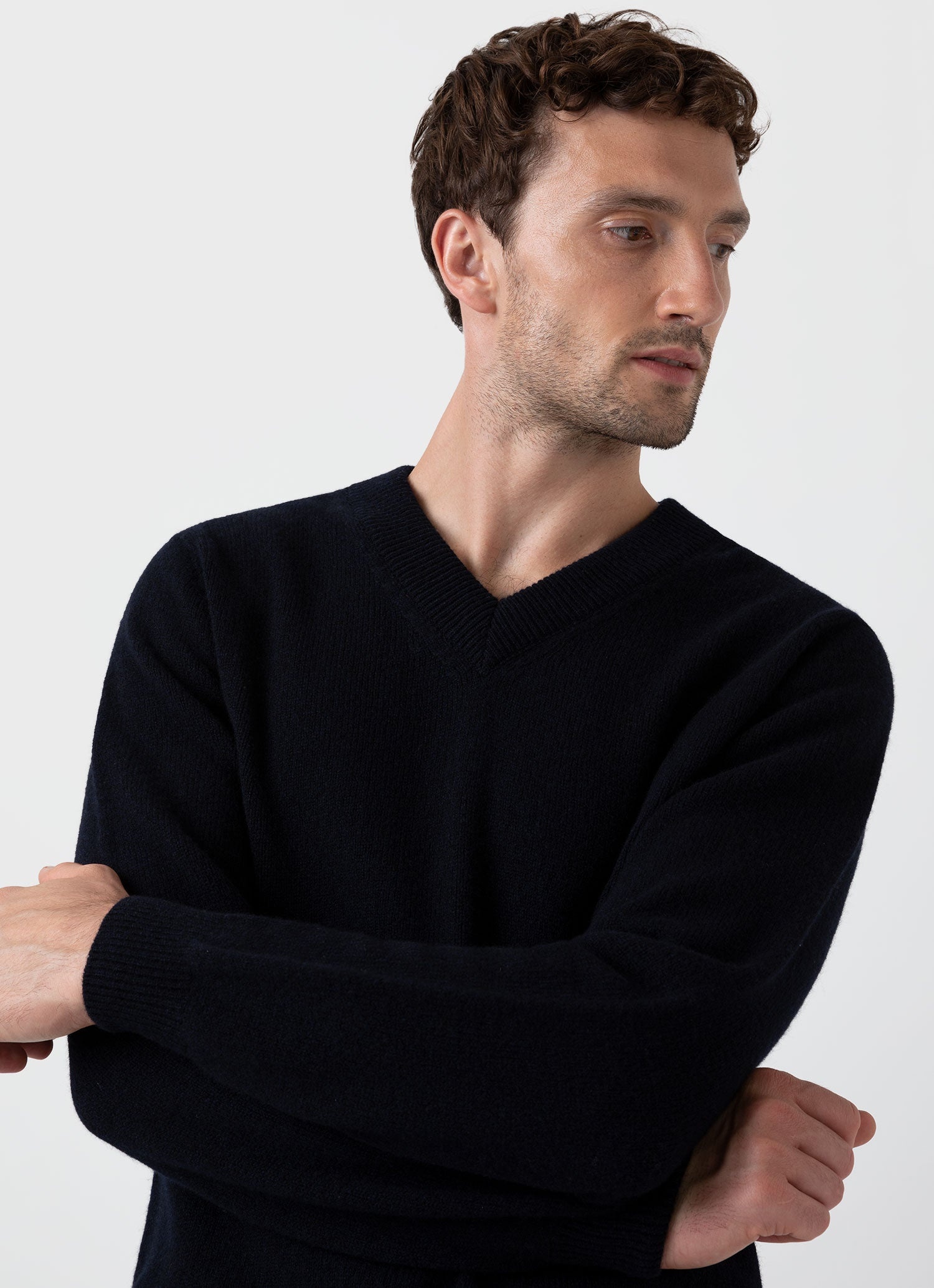 Lambswool V‑Neck Jumper - 5