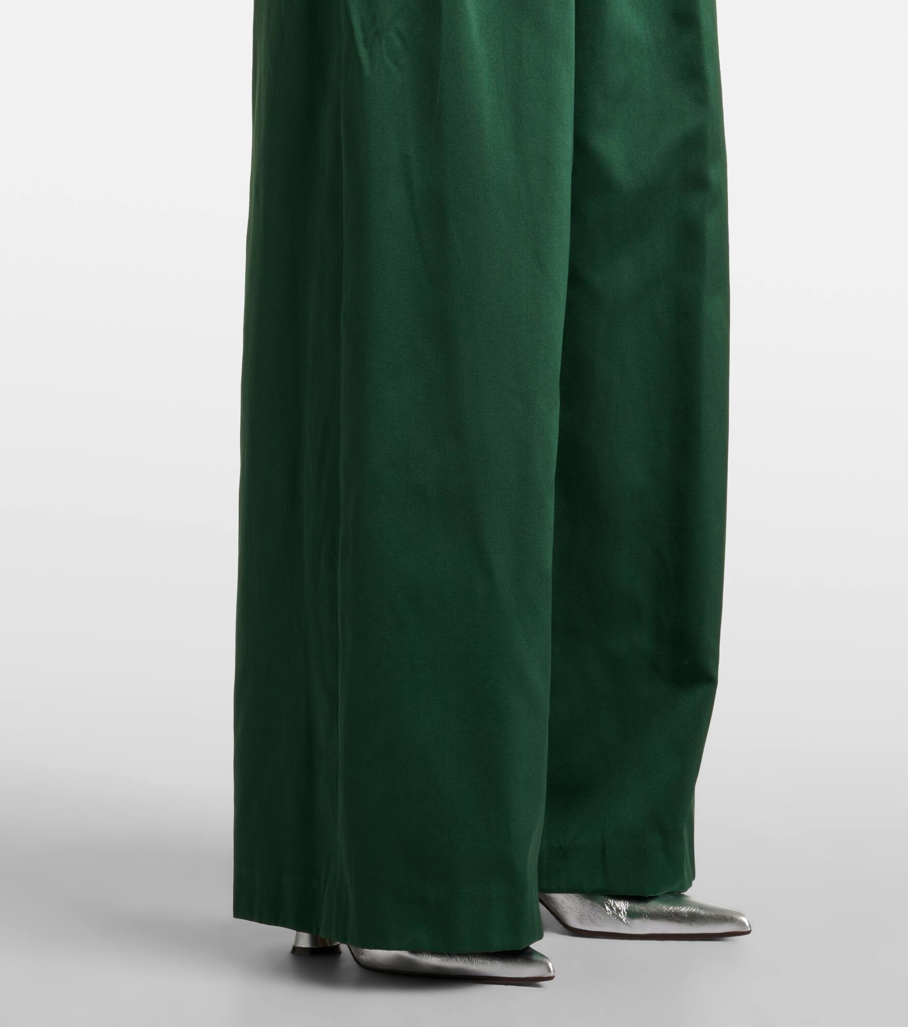 Pleated wide-leg pants - 5