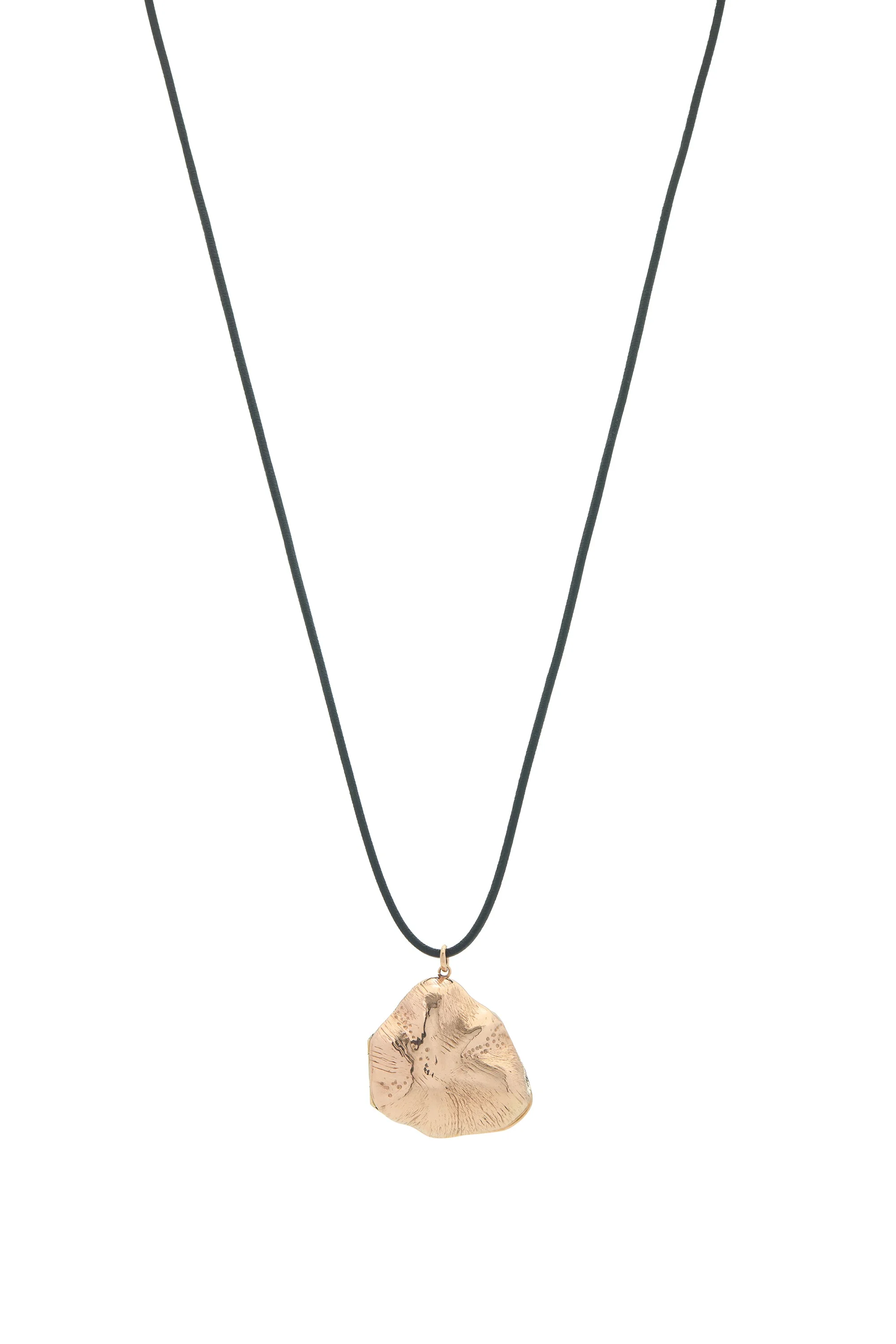 Locket in Rose Gold with Yellow Sapphire - 1
