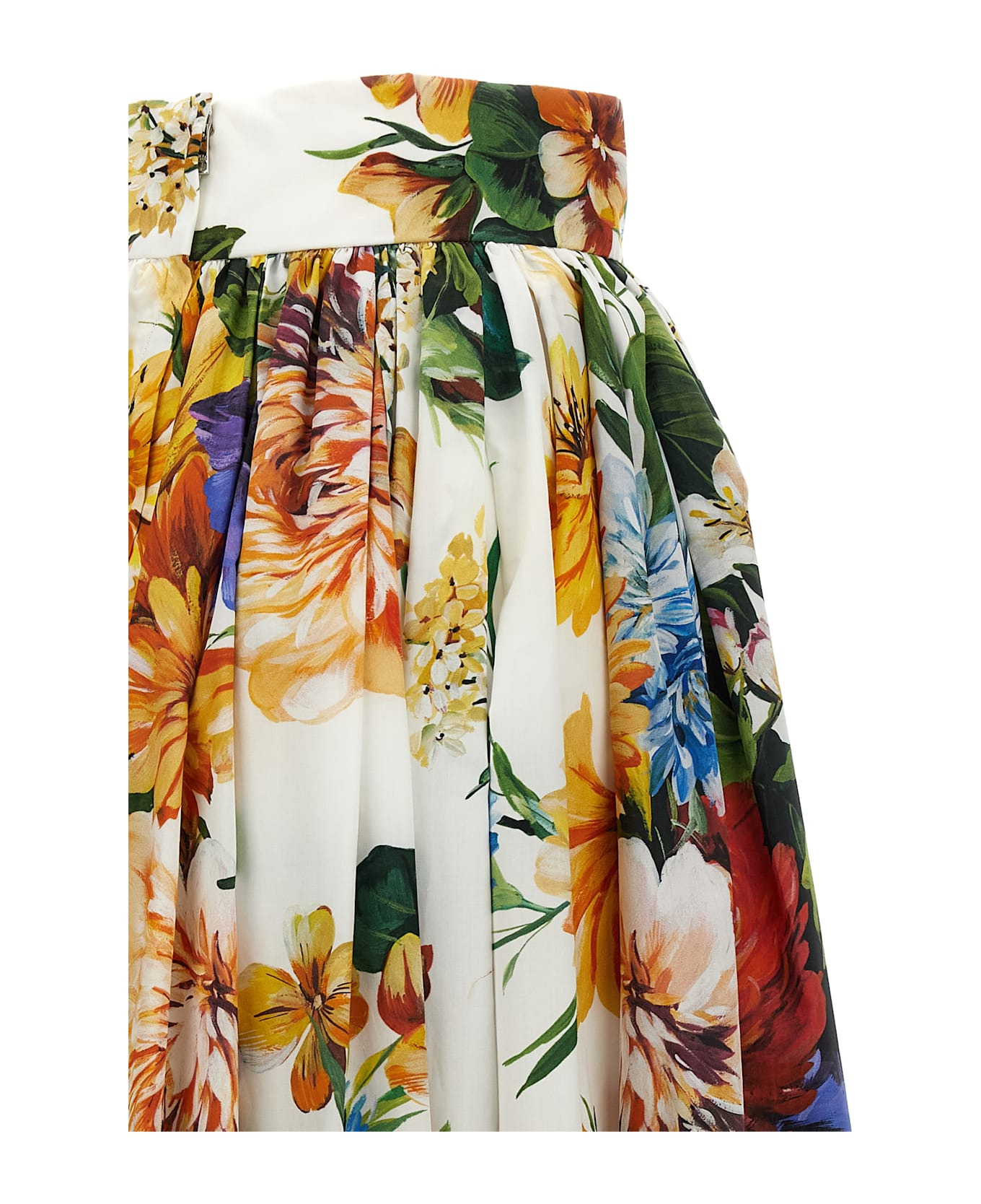 'bouquet' Print Skirt - 4