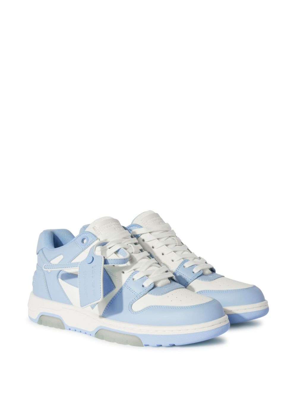 Off White Sneakers Clear Blue - 5