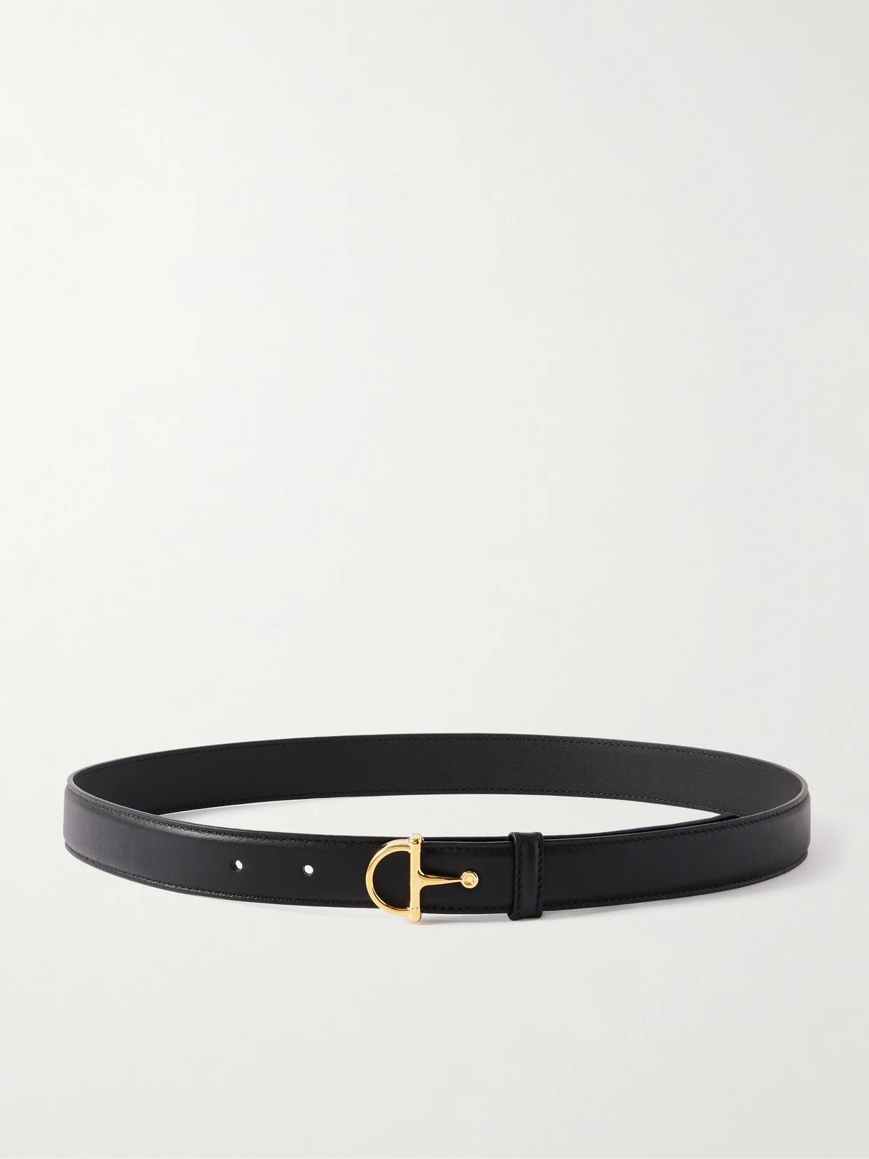 Horsebit-detailed Leather Belt - 1