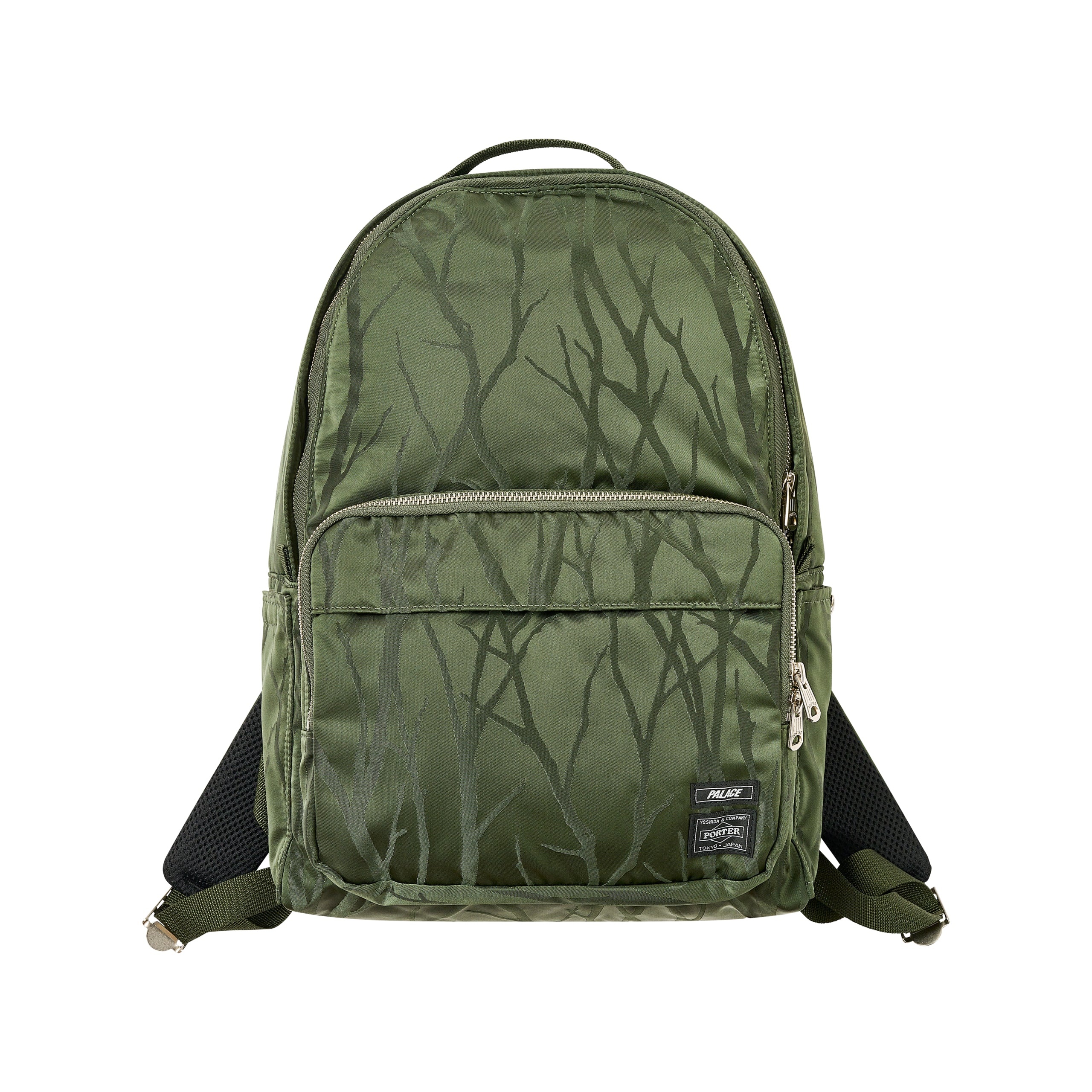 PALACE PORTER BACKPACK OLIVE / JACQUARD - 1