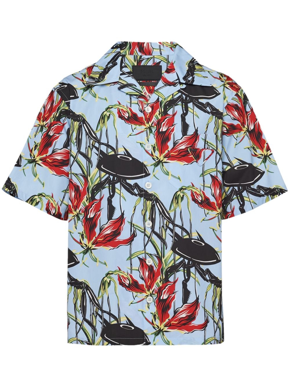 UFO-print cotton shirt - 1