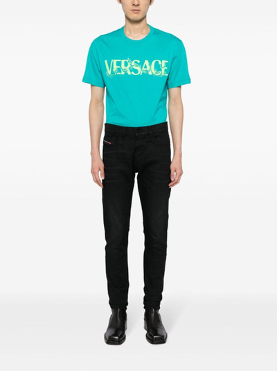 VERSACE Barocco Silhouette-print T-shirt outlook