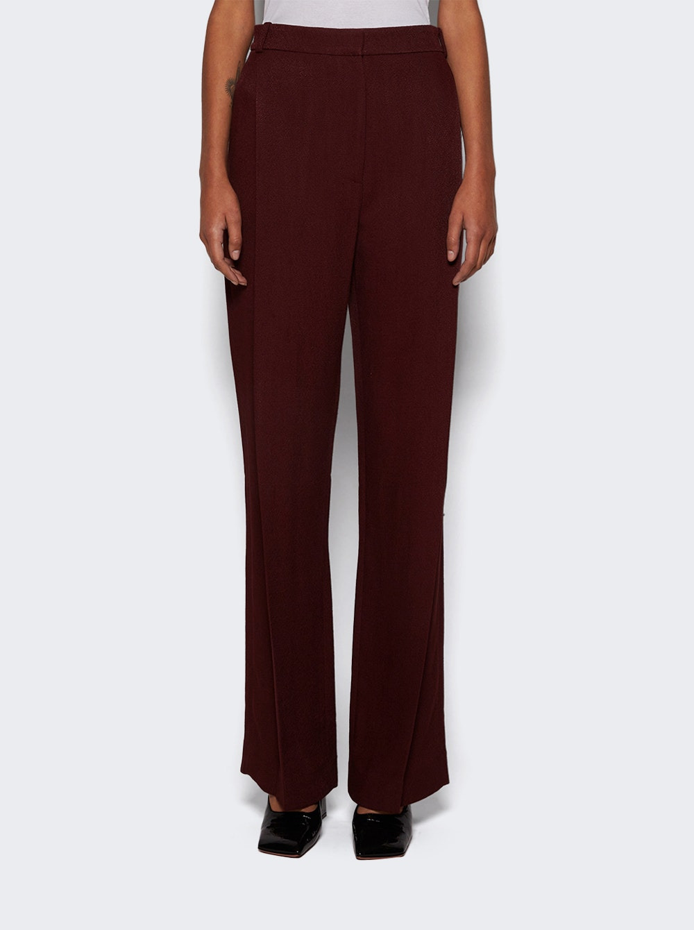 Gabrielle Trouser Burgundy - 3