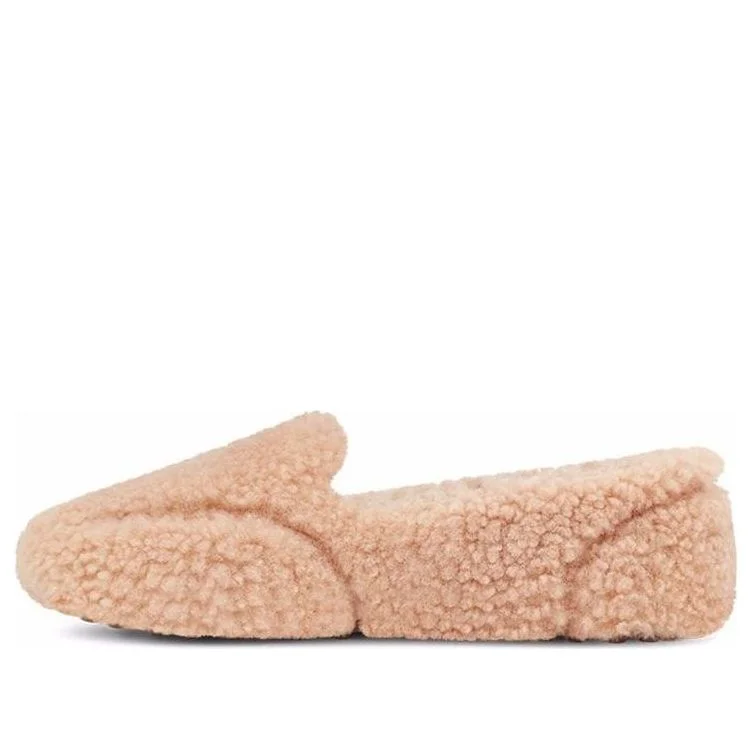(WMNS) UGG Hailey Fluff Loafer Slip-On 'Pink Peach' 1095108-BNZ - 1