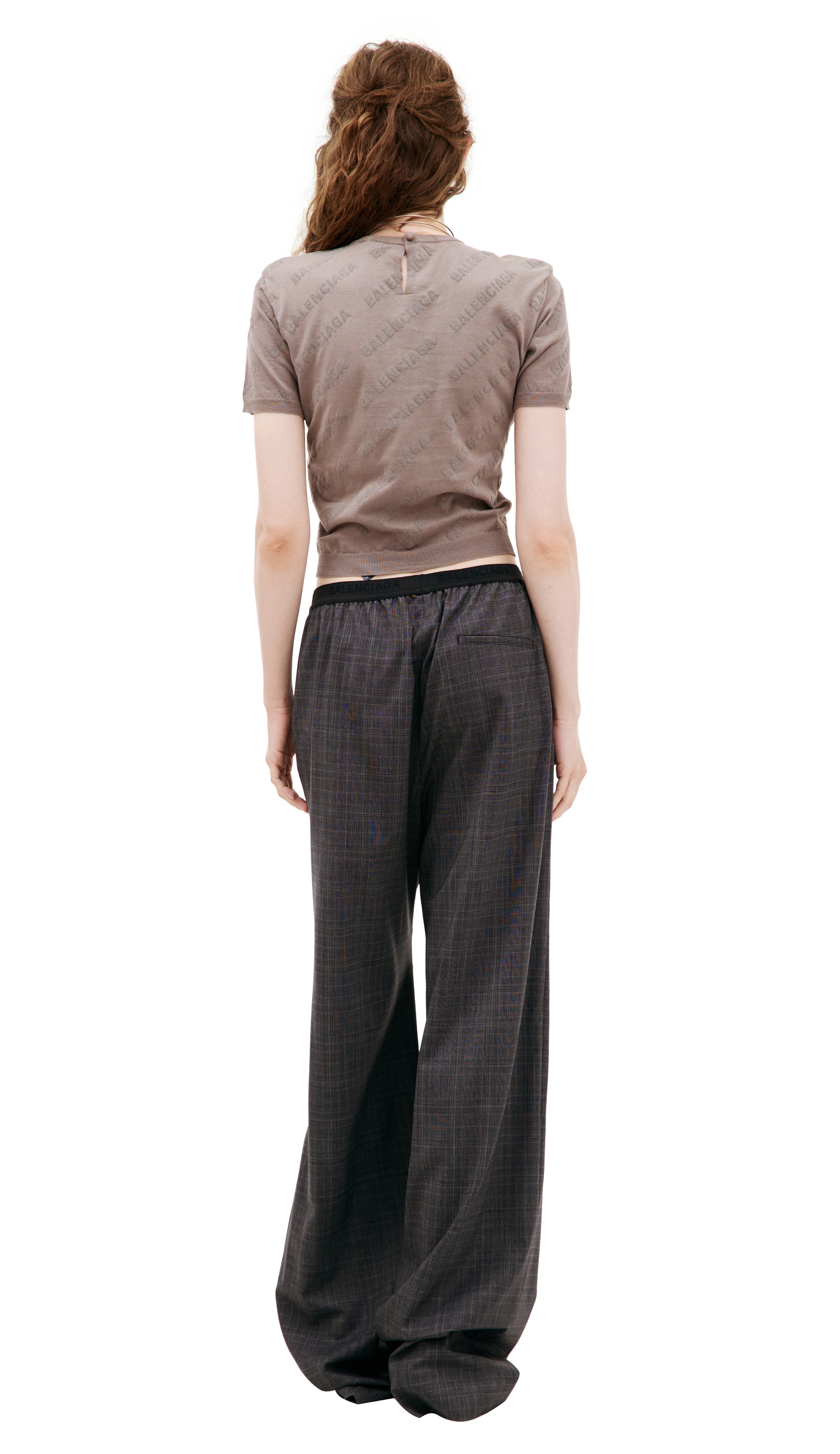 BEIGE SHORT SLEEVE TOP - 3