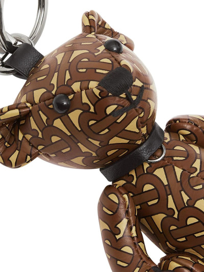 Burberry Thomas Bear Charm in Monogram Print Leather outlook