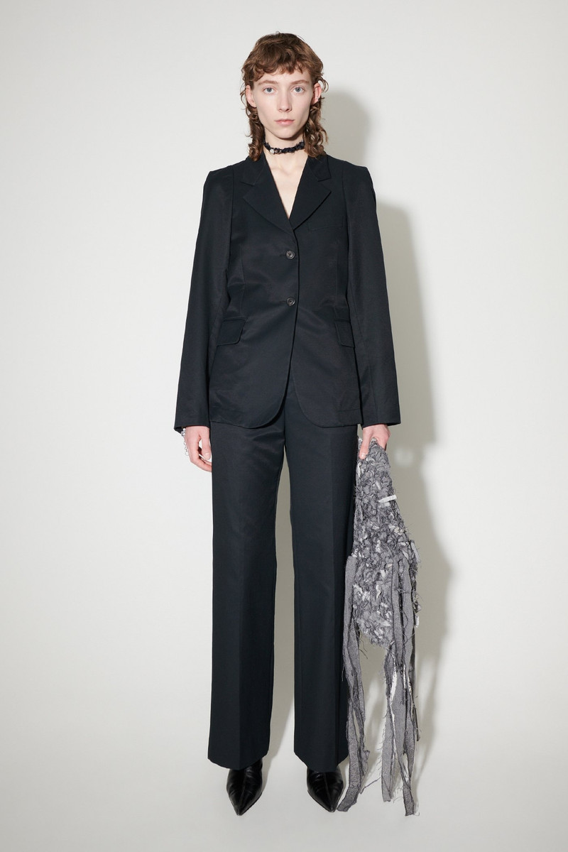 Our Legacy Dart Blazer Deluxe Black Exquisite Weave outlook