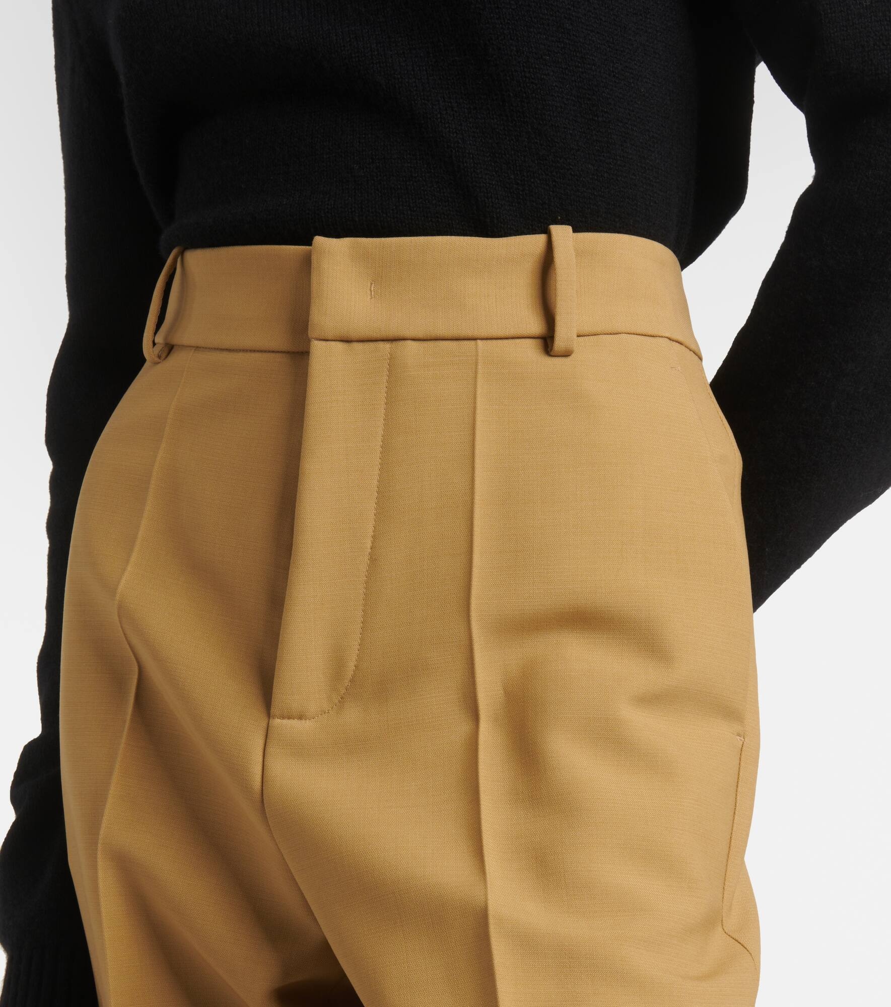 Virgin wool straight pants - 4