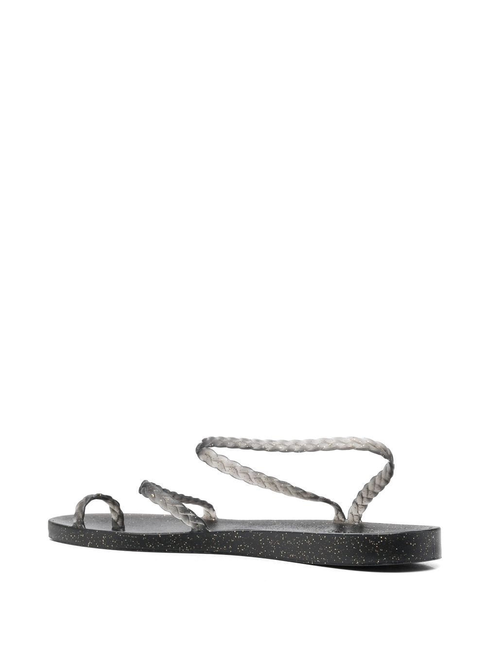 glitter-detailed single-toe sandals - 3