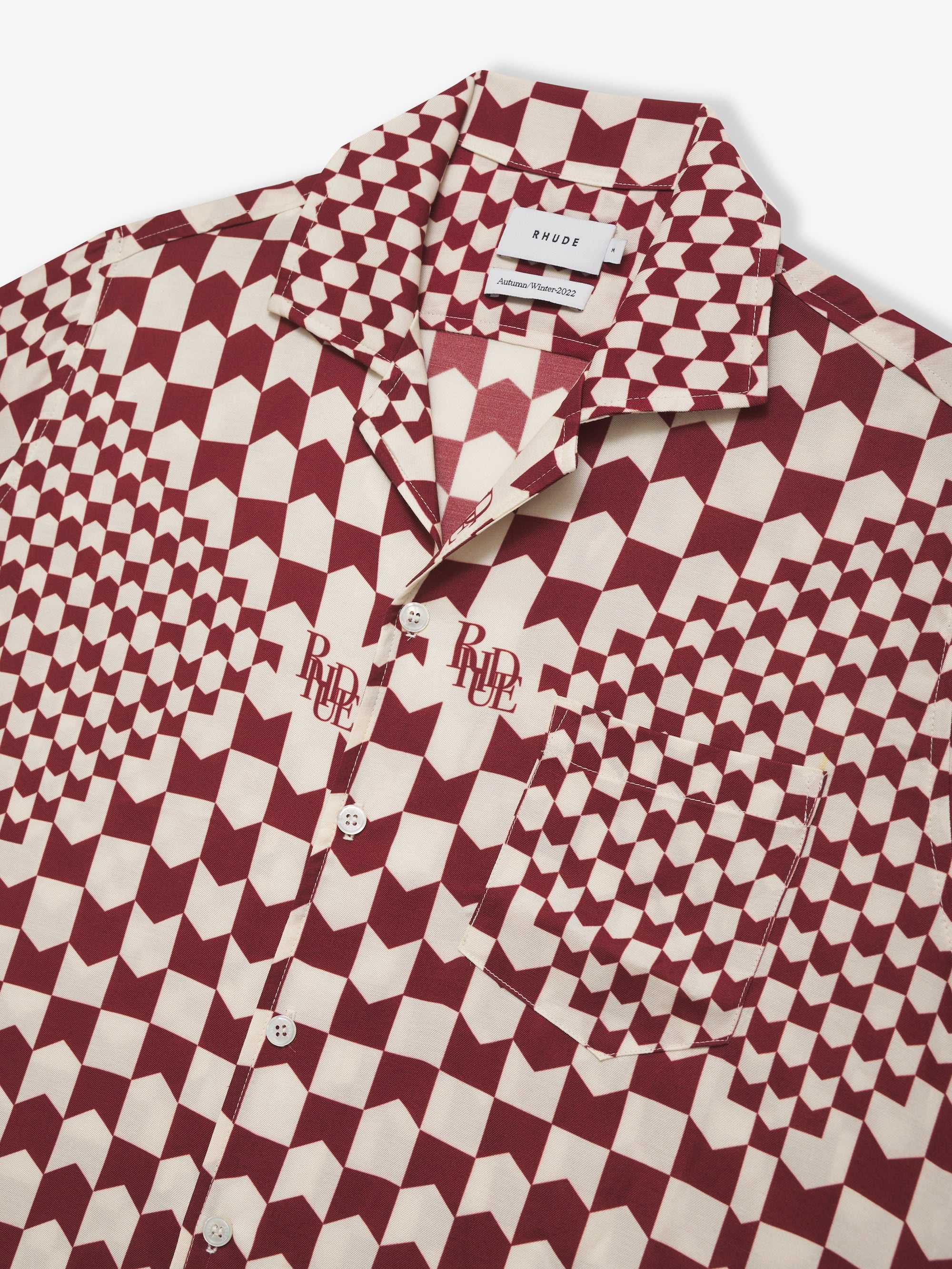 RAYON CHECKER BUTTON UP - 3