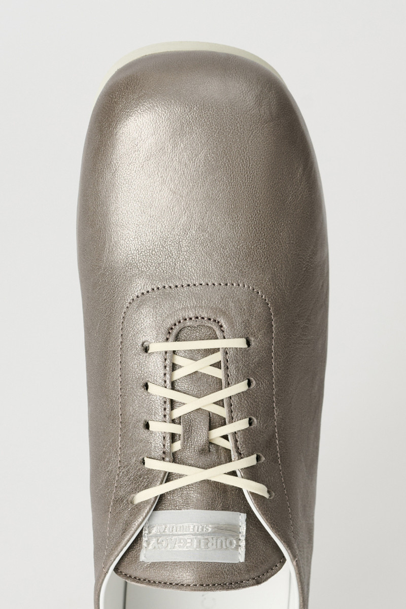 Our Legacy Sneak In Metallic Oyster Sheepskin outlook