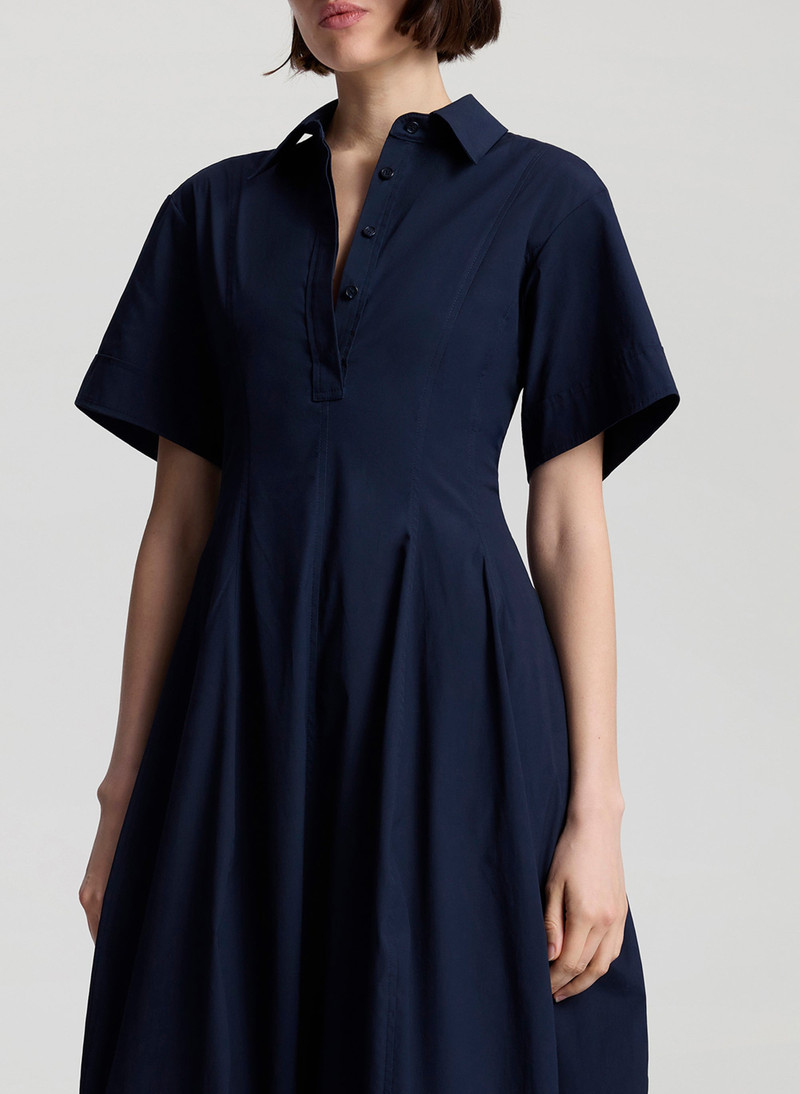 Della Stretch Cotton Midi Dress 3
