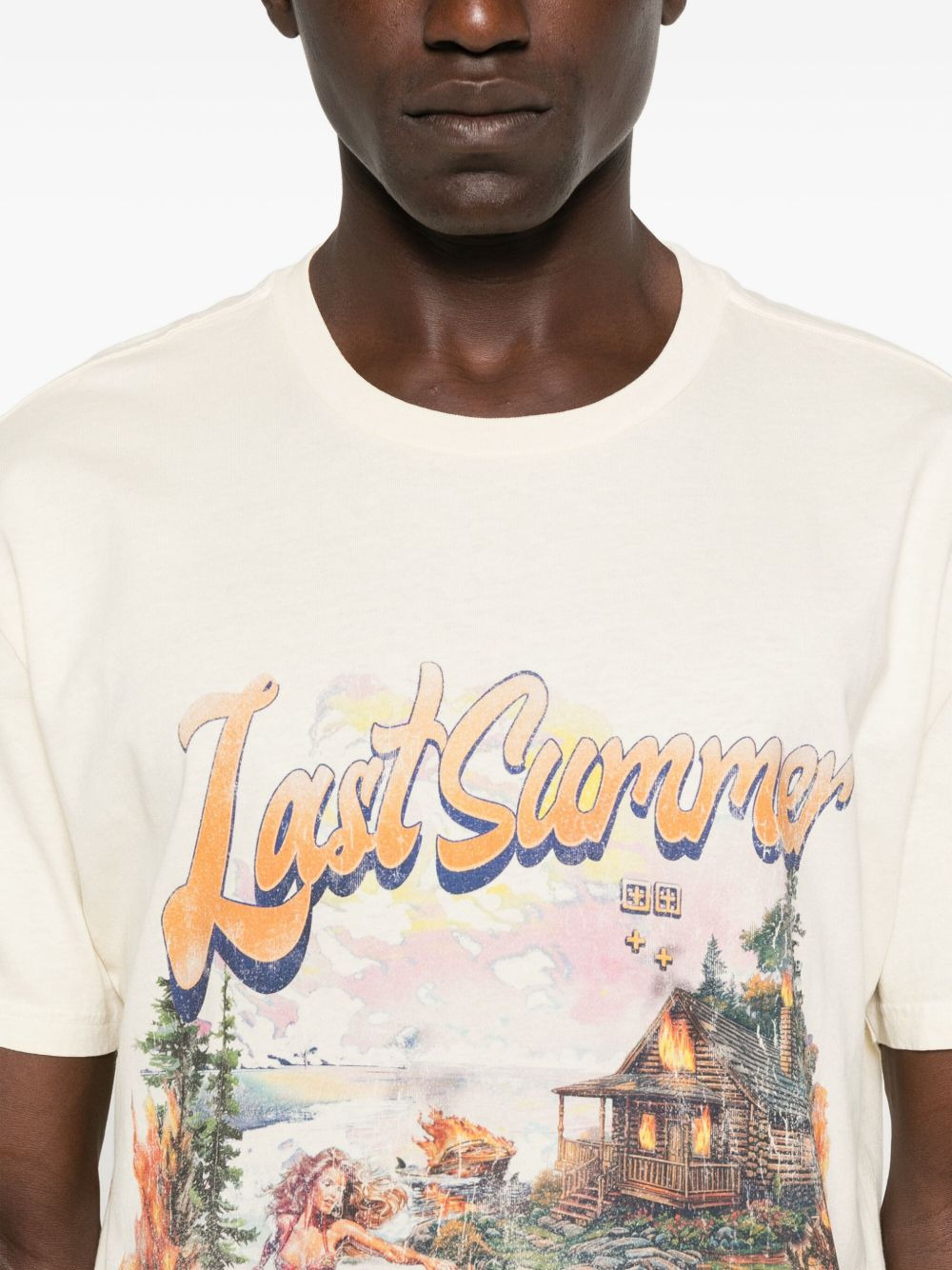 graphic print T-shirt - 4