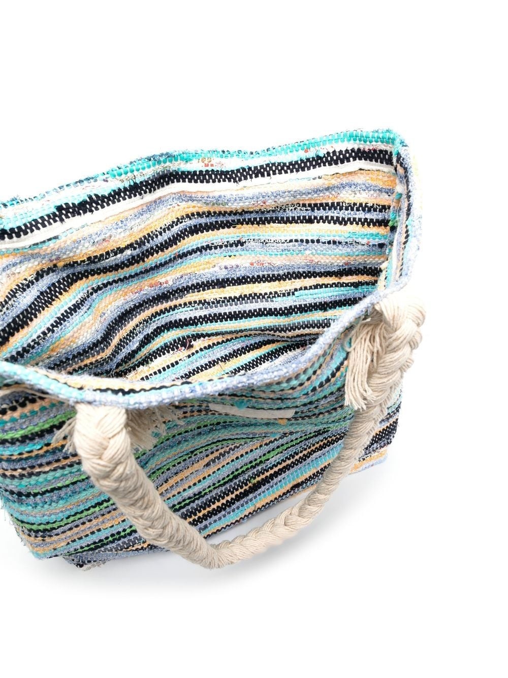 woven rope-detail tote - 5