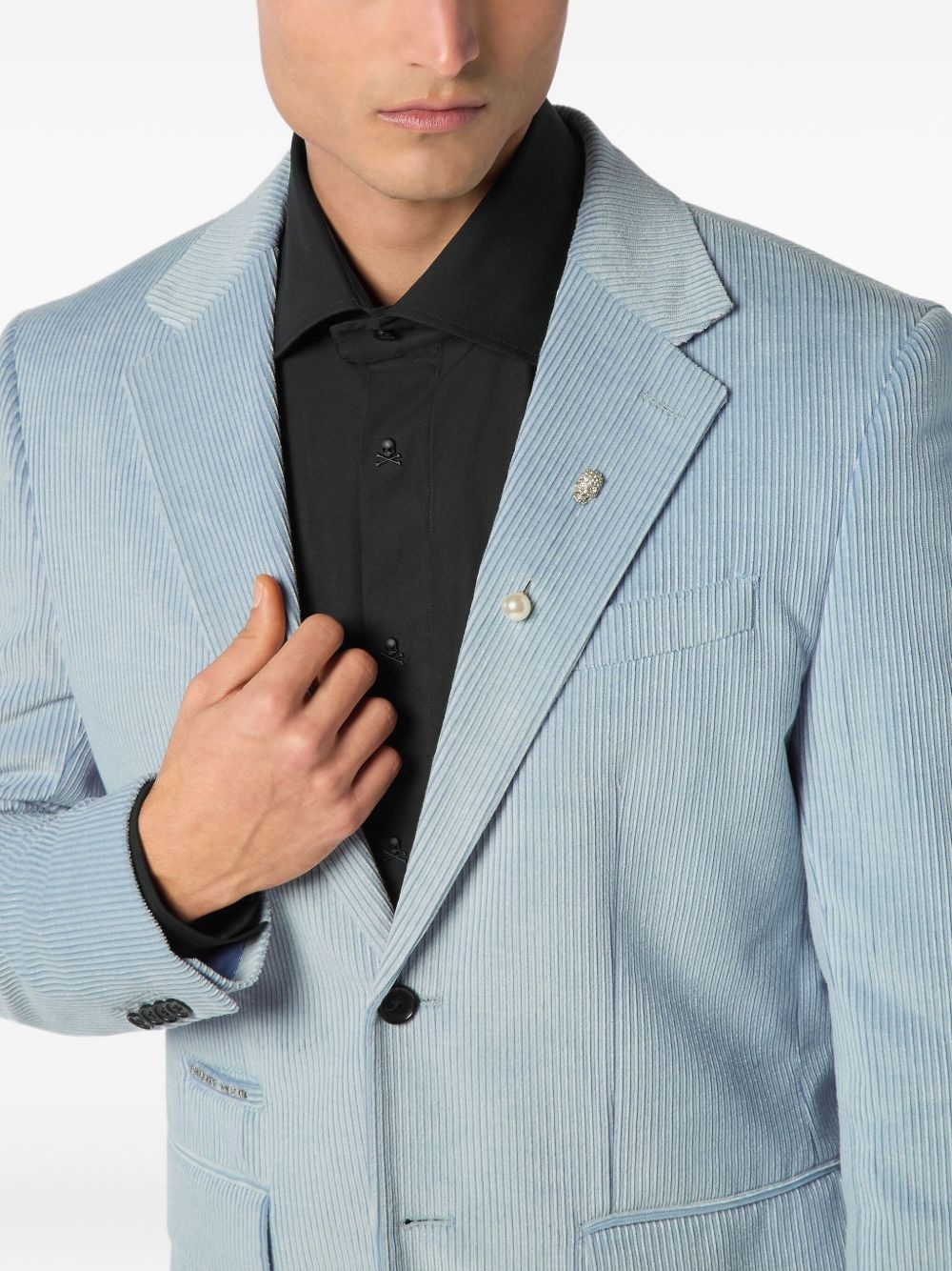 single-breasted blazer - 5