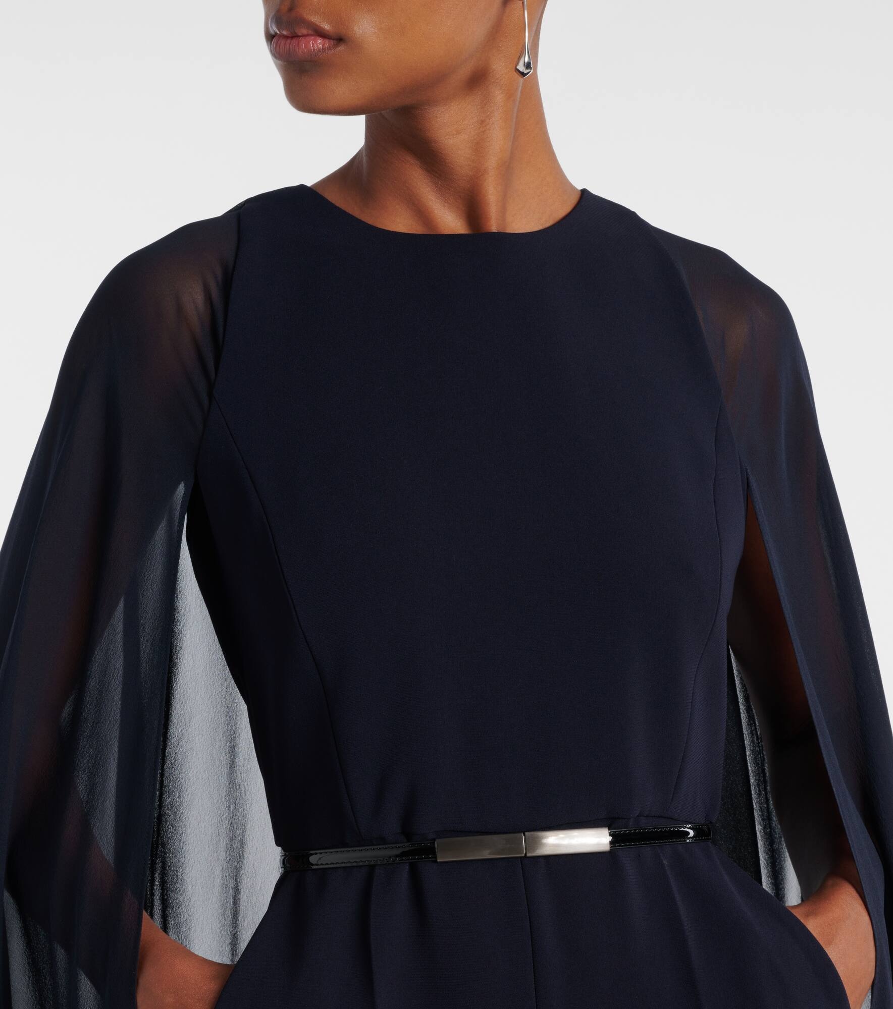 Vertice caped cady jumpsuit - 4