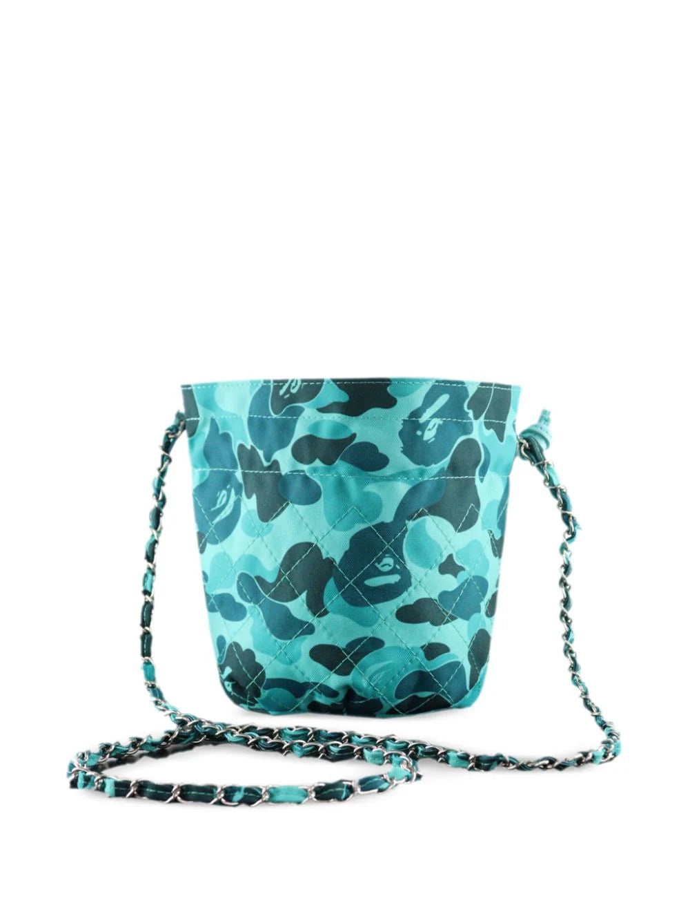 X BAPE CAMOUFLAGE-PRINT BUCKET BAG - 3