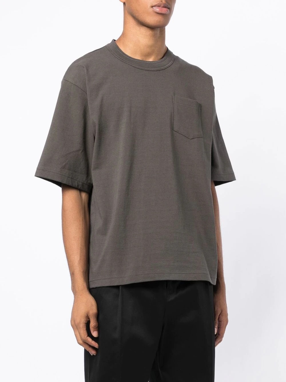 patch-pocket cotton T-shirt - 3