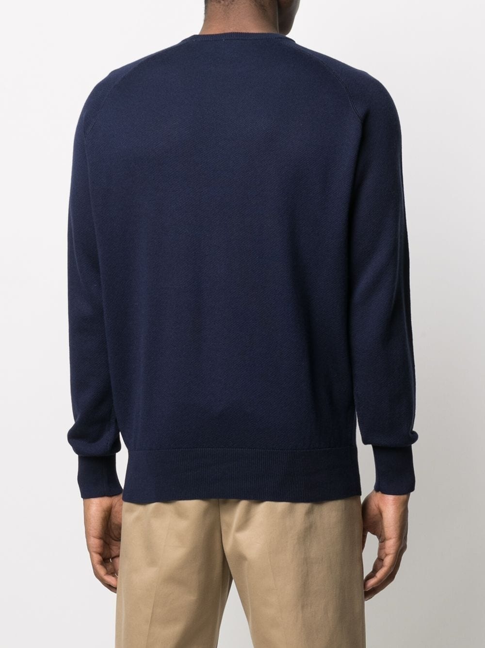 fine knit crewneck jumper - 4