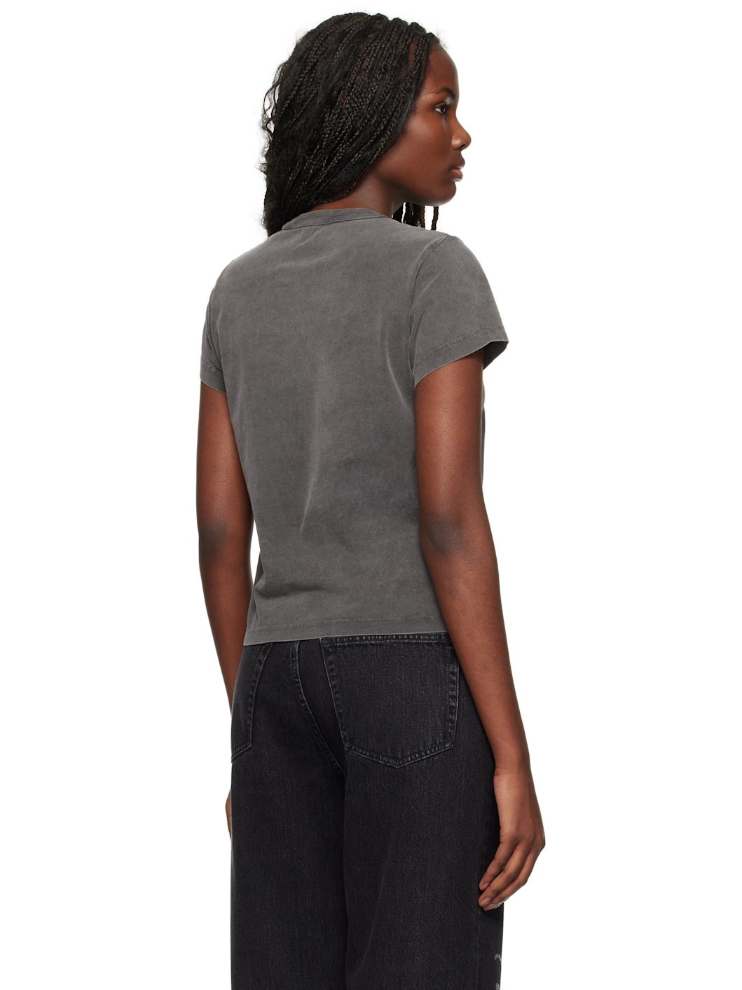 Gray Blade Logo-Embossed T-shirt - 3