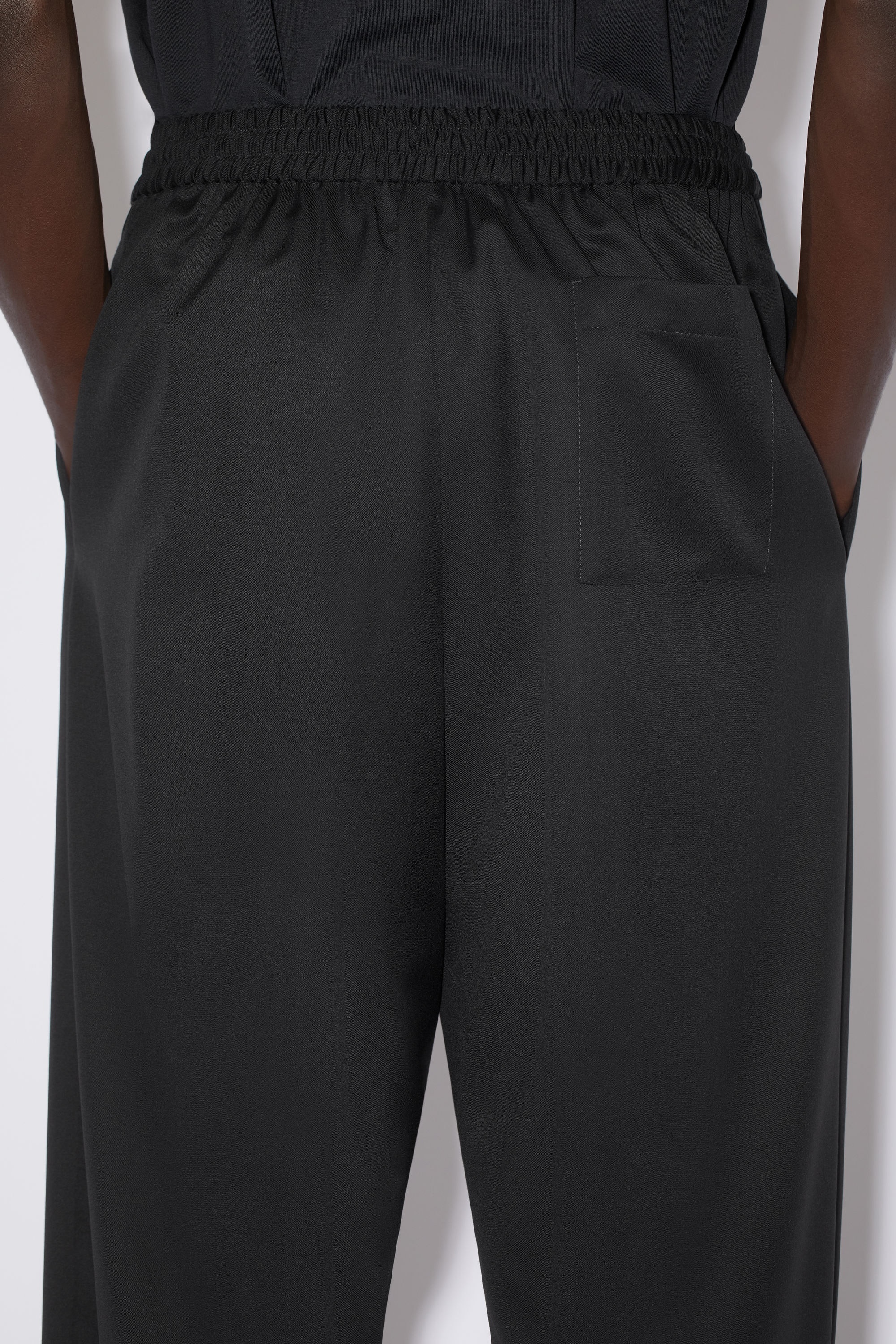 Wool trousers - Black - 5