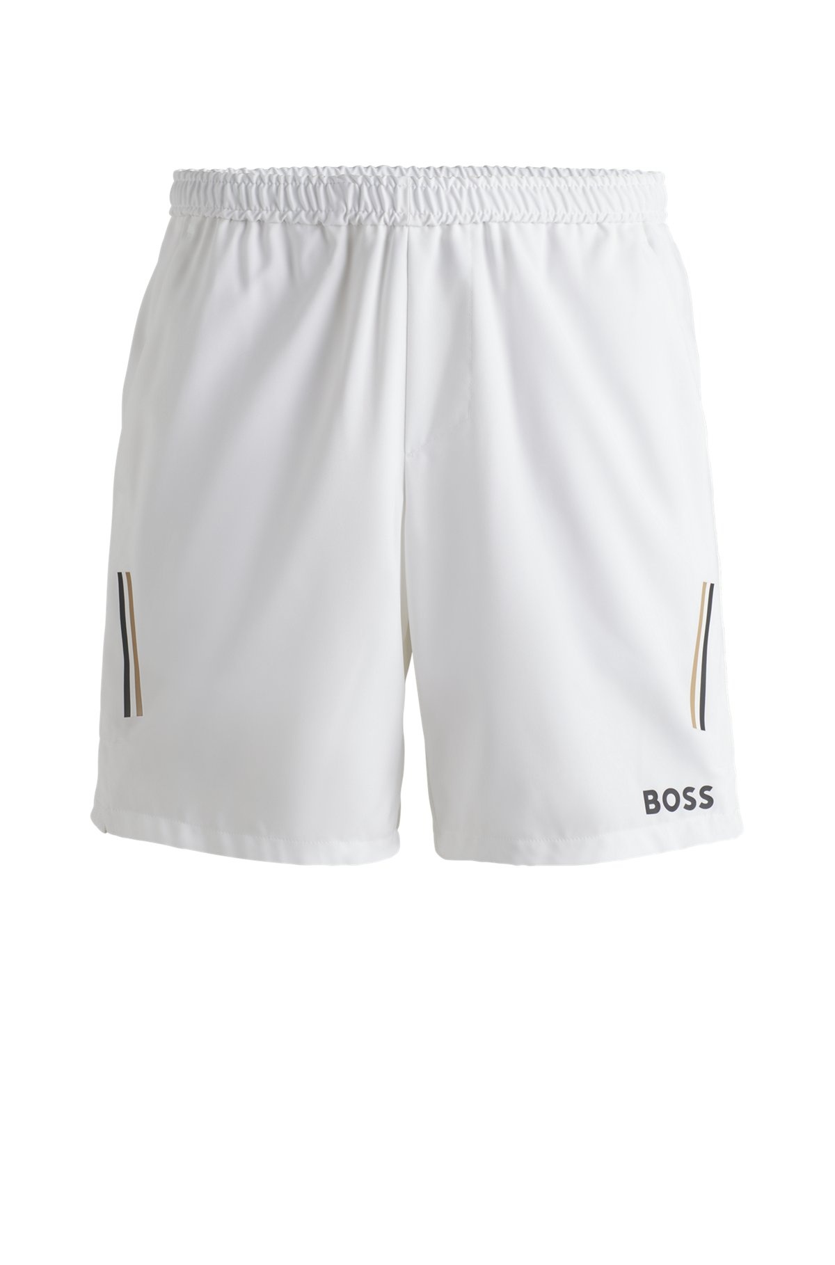 BOSS X MATTEO BERRETTINI WATER-REPELLENT SHORTS WITH LOGO PRINT - 1