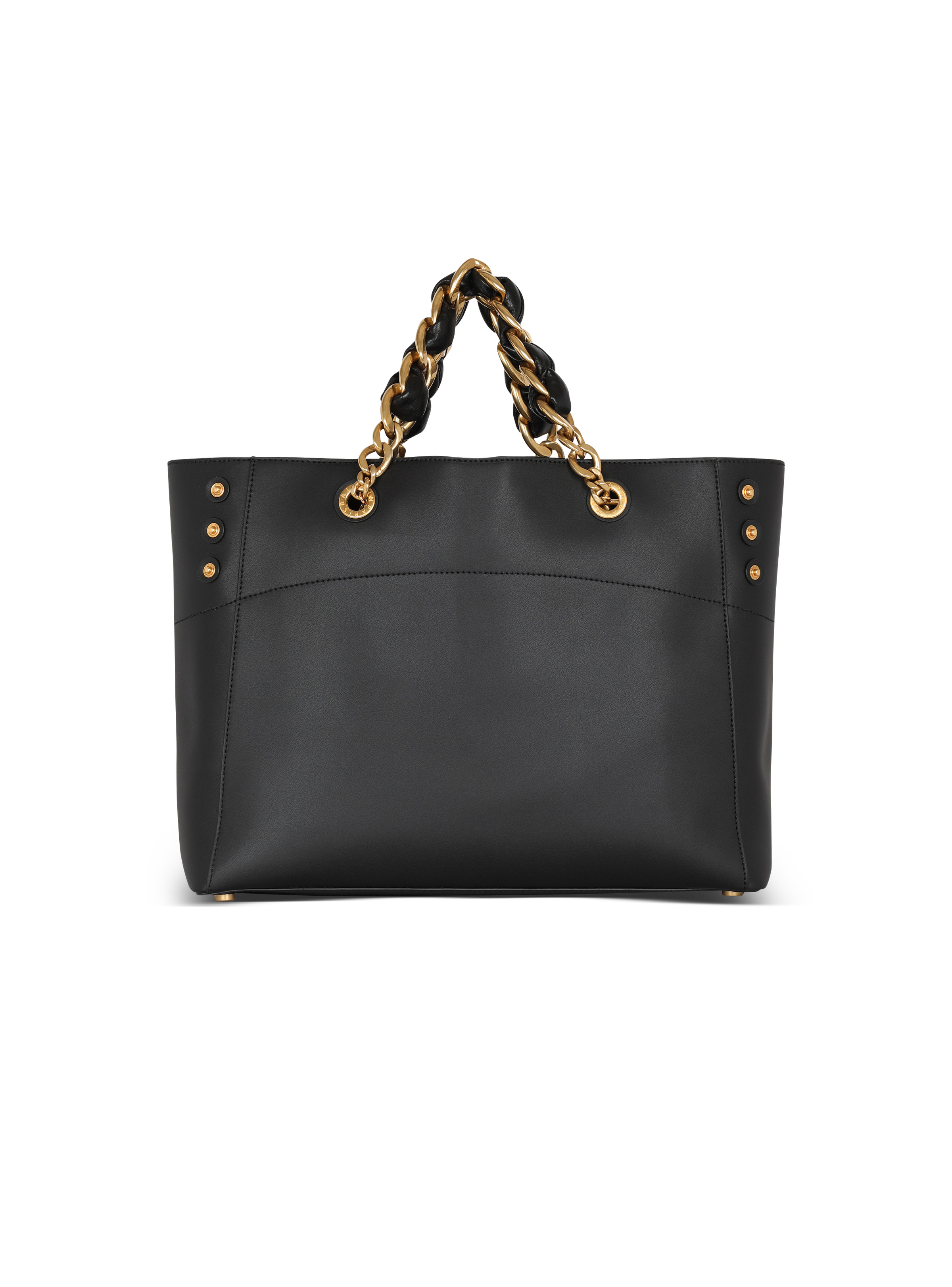 Balmain 1945 Soft leather tote bag | REVERSIBLE