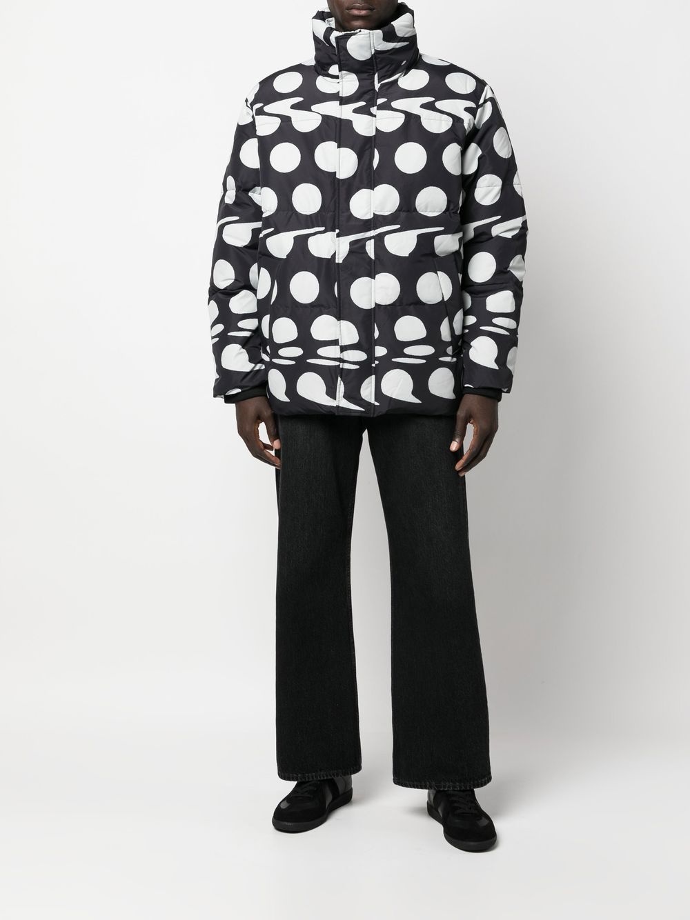 Polaris graphic-print padded jacket - 2