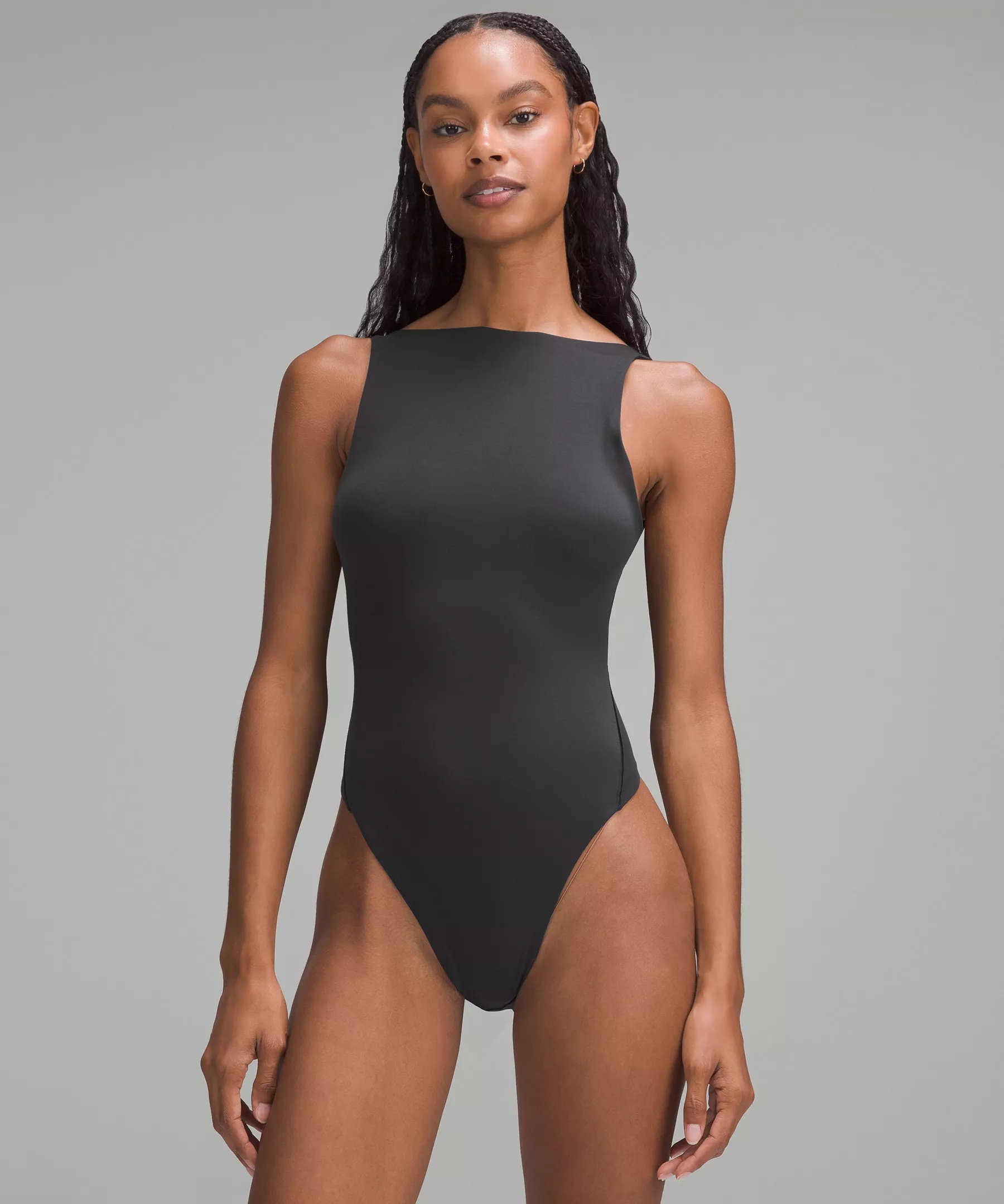 Wundermost Ultra-Soft Nulu Super-High-Cut Bodysuit - 1