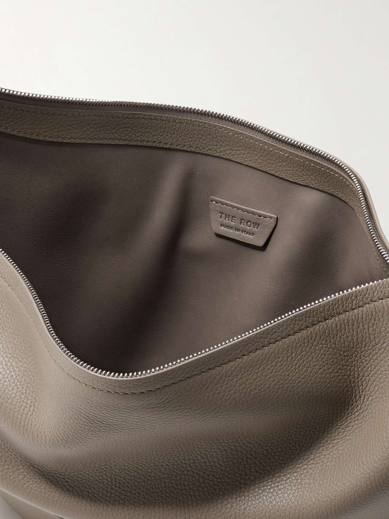 Jouve textured-leather shoulder bag Brown - 5