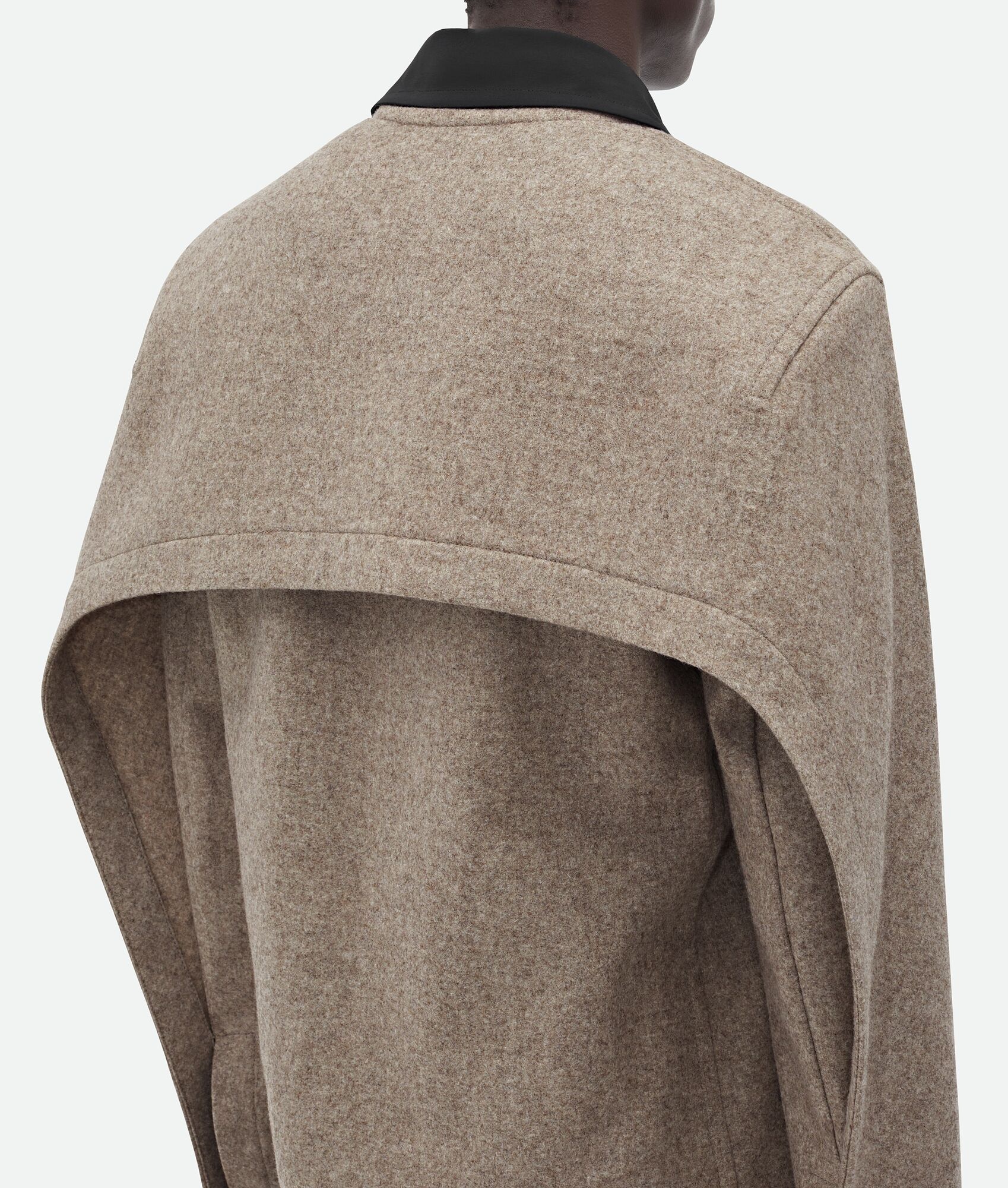 Wool Flannel And Viscose Double Shirt - 5