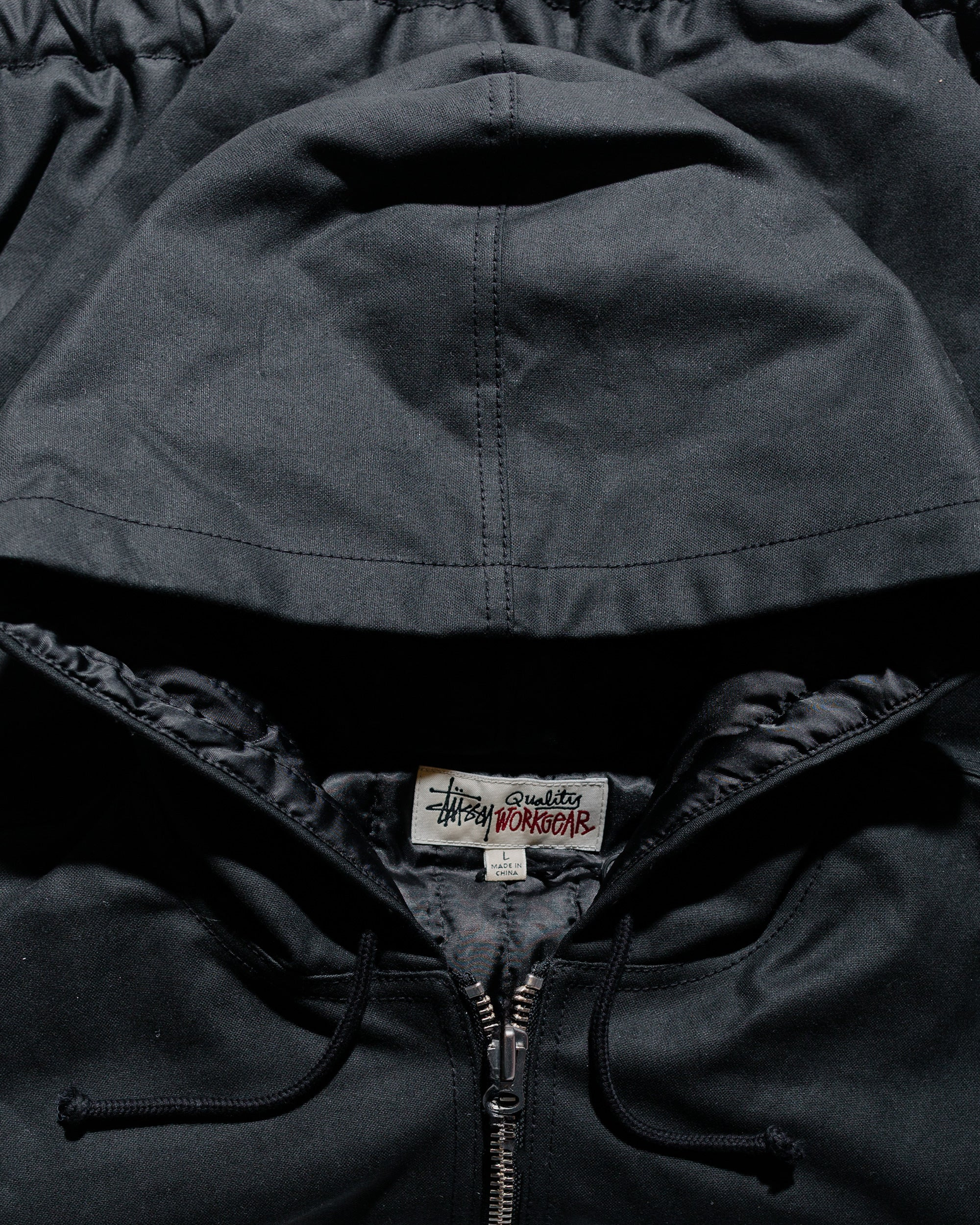 Stüssy Work Jacket Waxed Cotton Black - 5