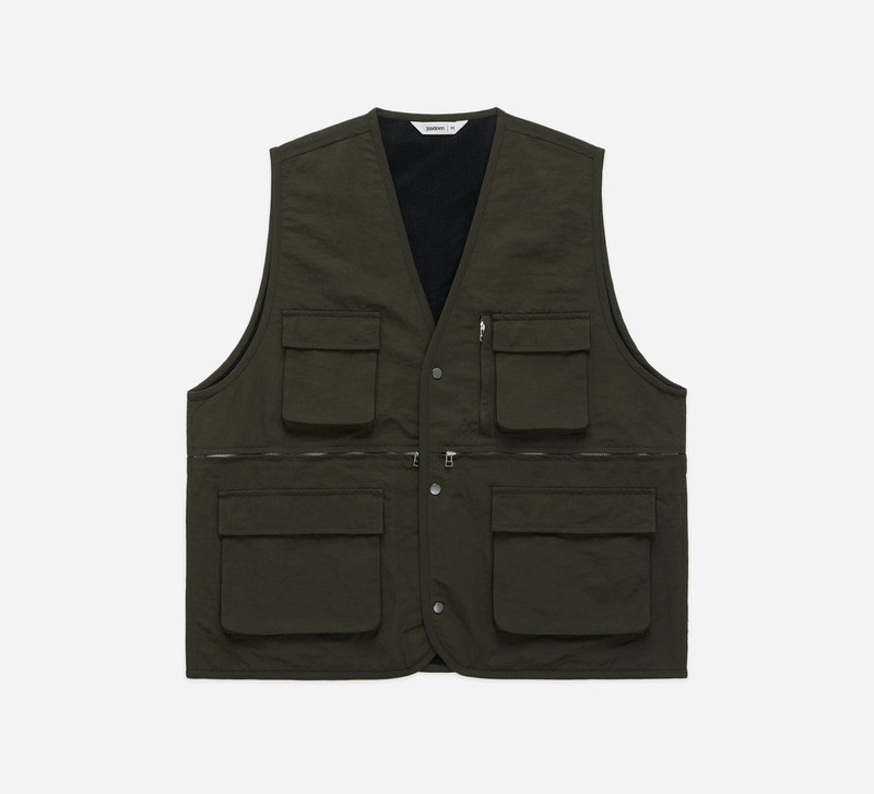 Field Vest - Olive Wrinkle Nylon 1