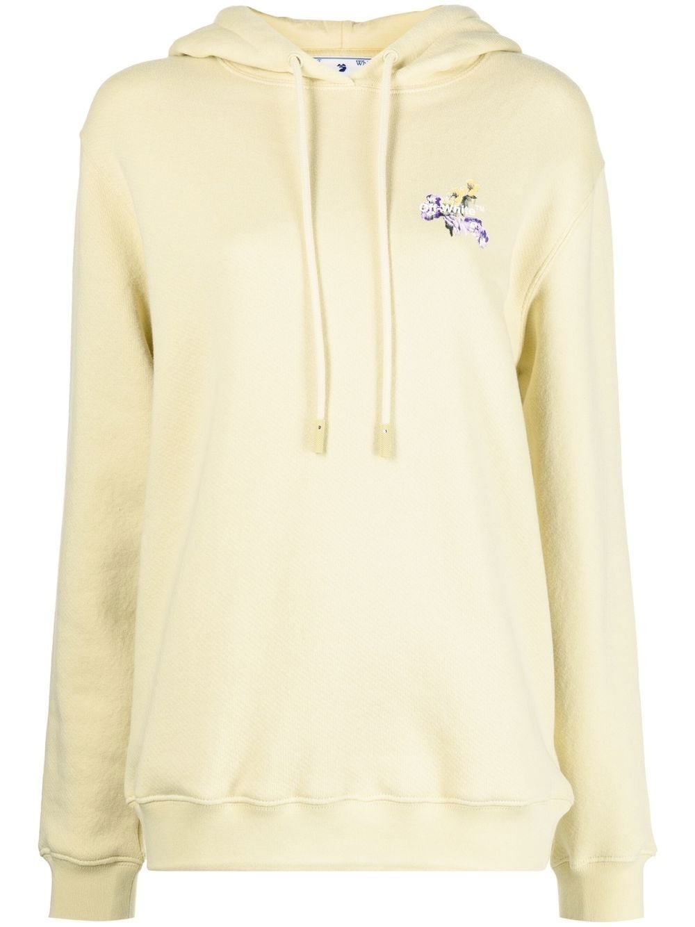floral embroidered arrows hoodie - 2