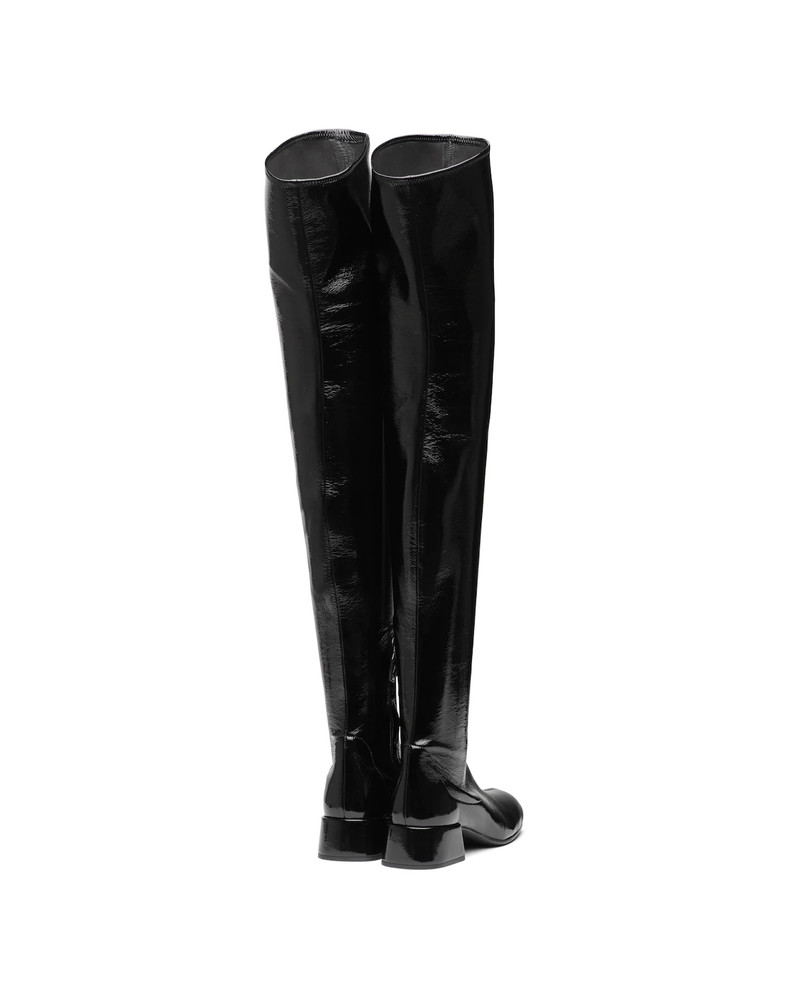Technical patent leather boots 3
