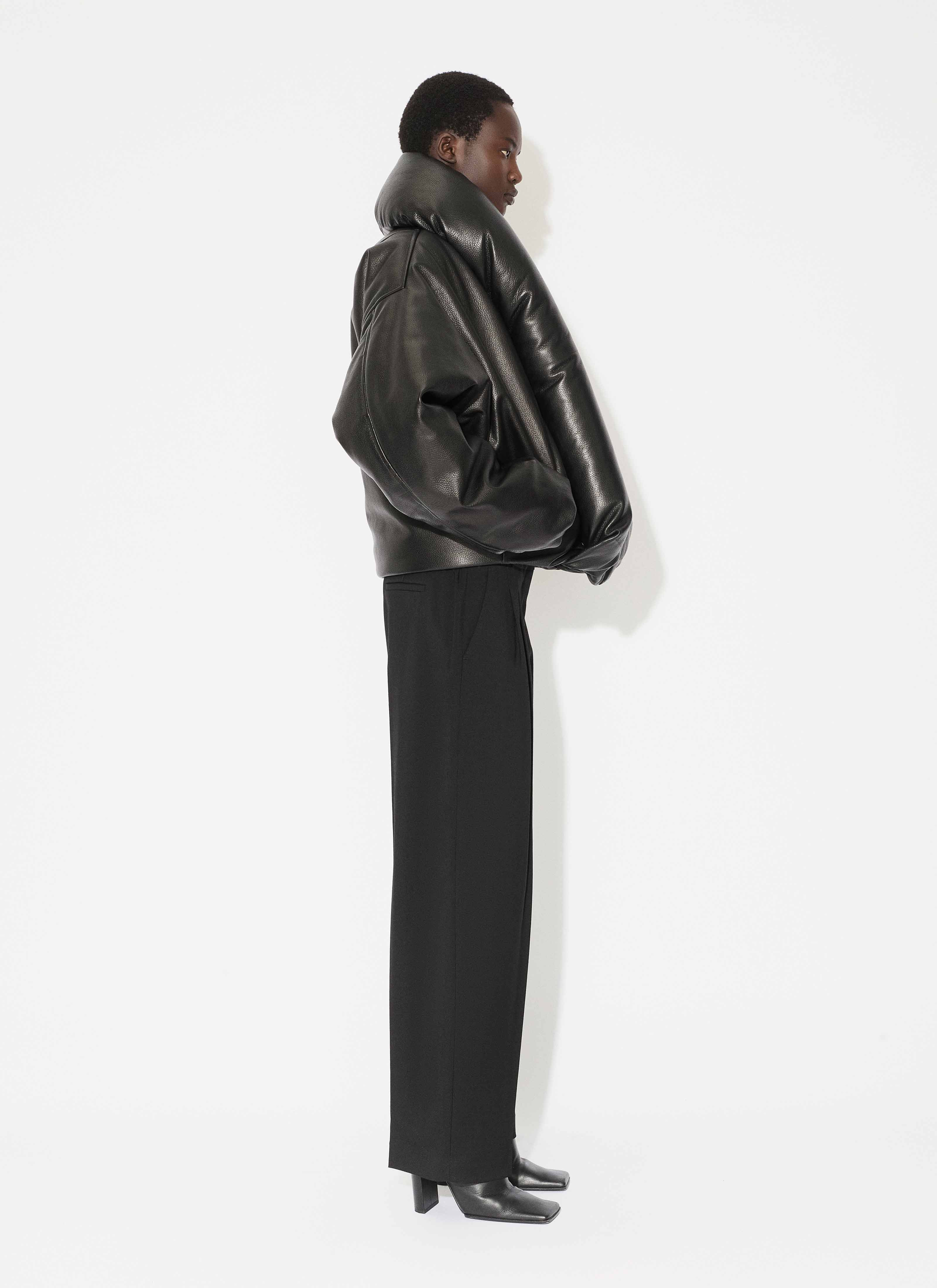 WOOL GABARDINE TAILORED PANTS - 5