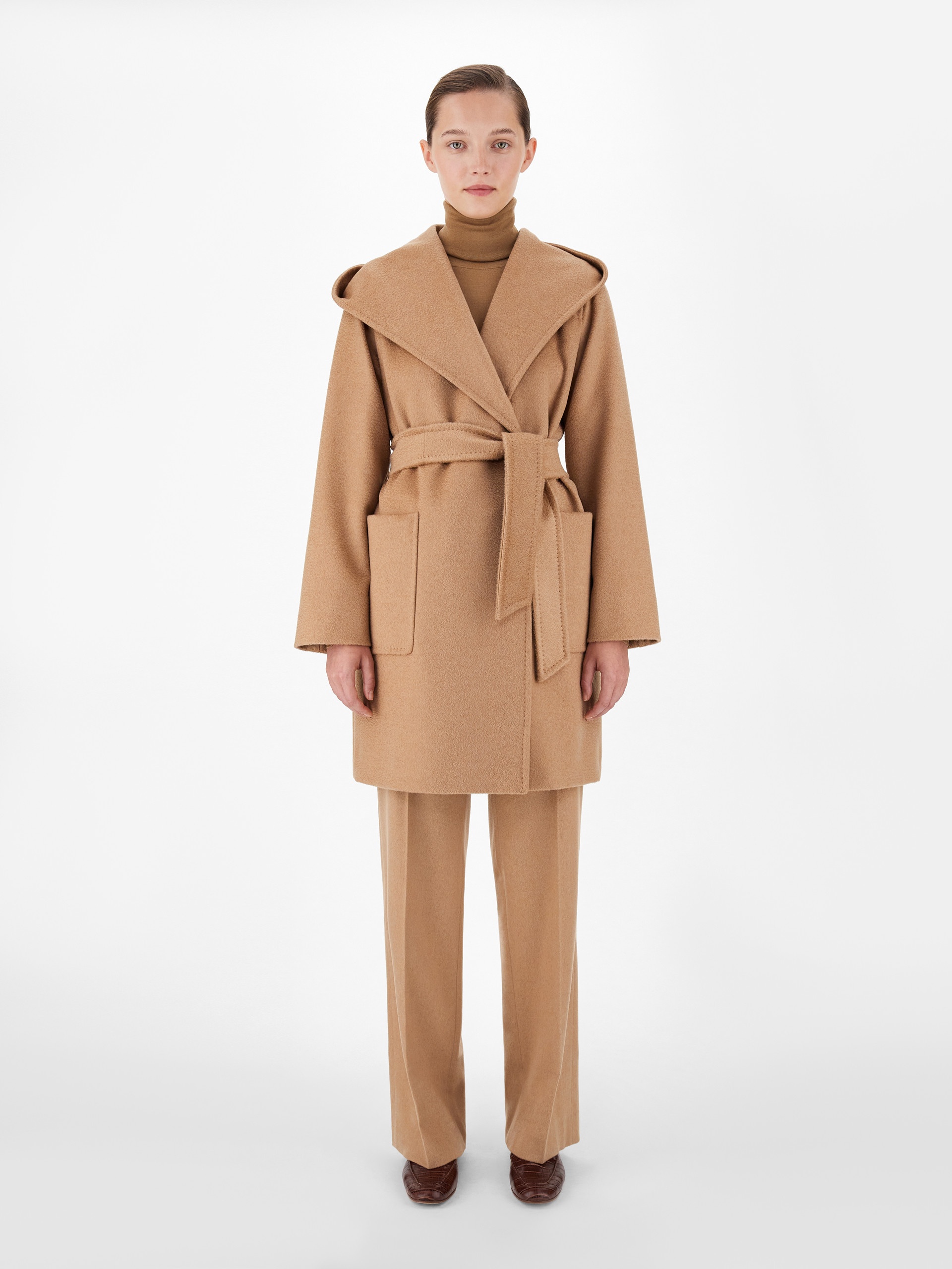 RIALTO Camel colour robe coat - 3