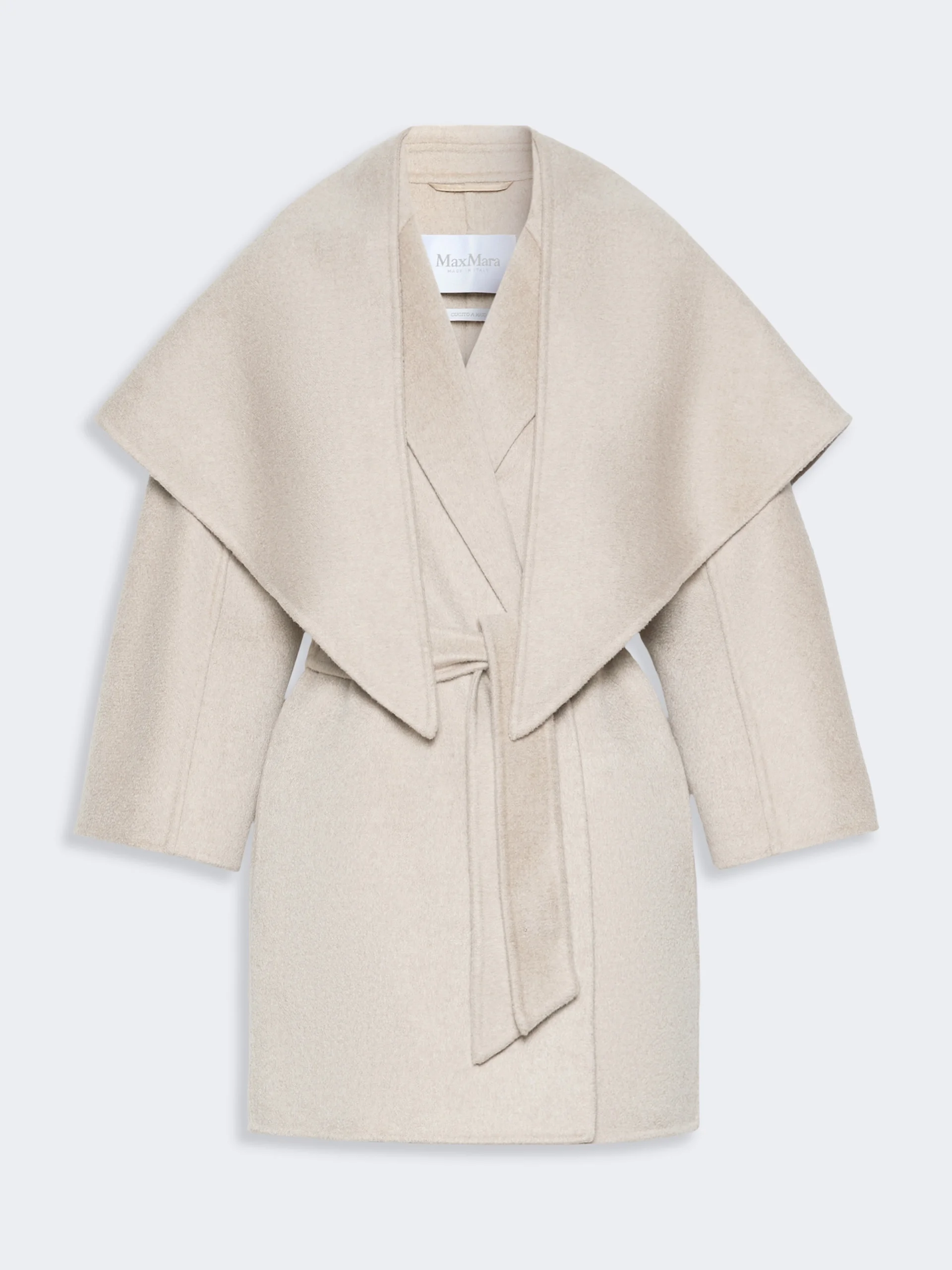 DETTO Double cashmere coat - SAND - 1