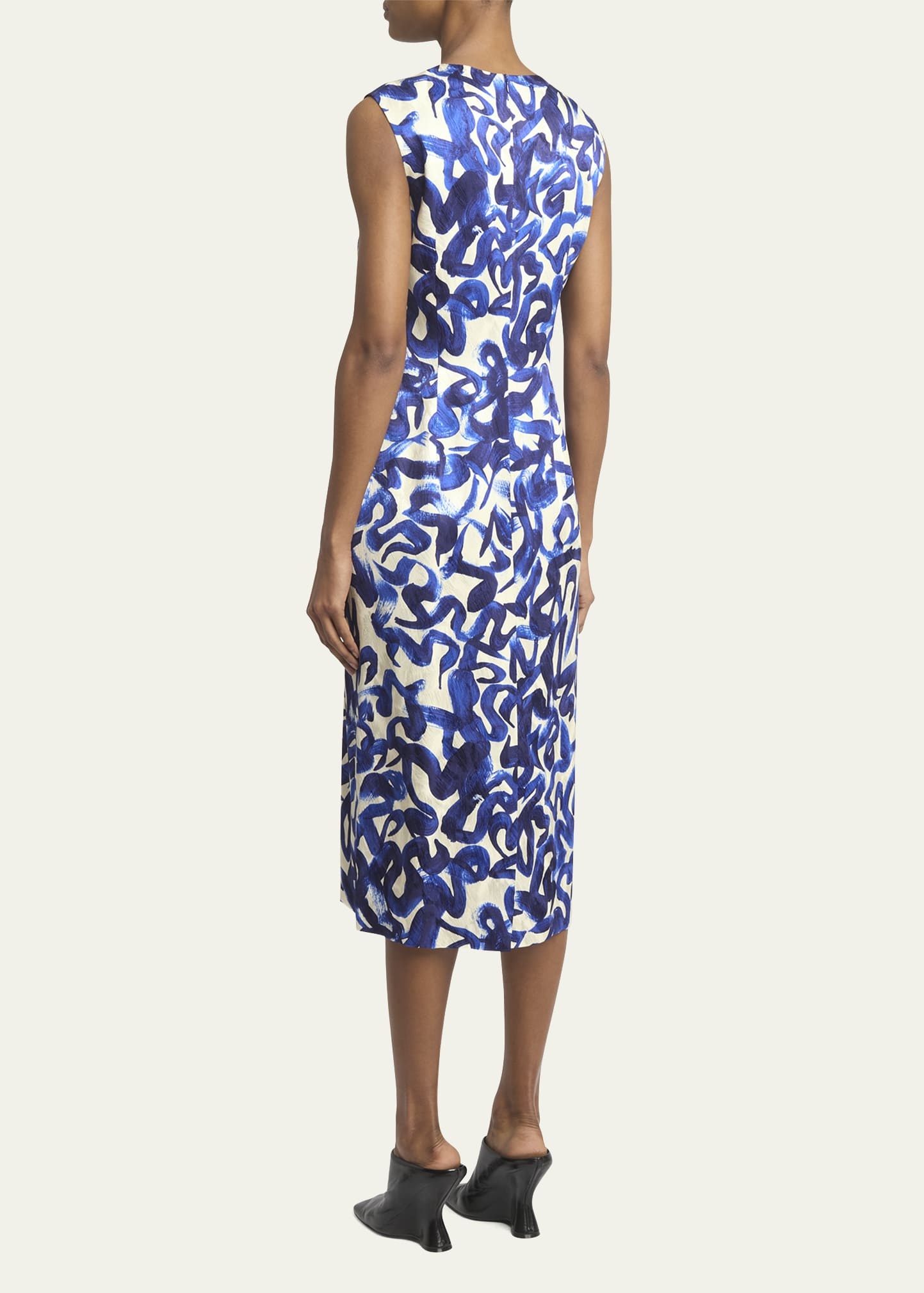 Delavina Printed Sheath Dress - 3