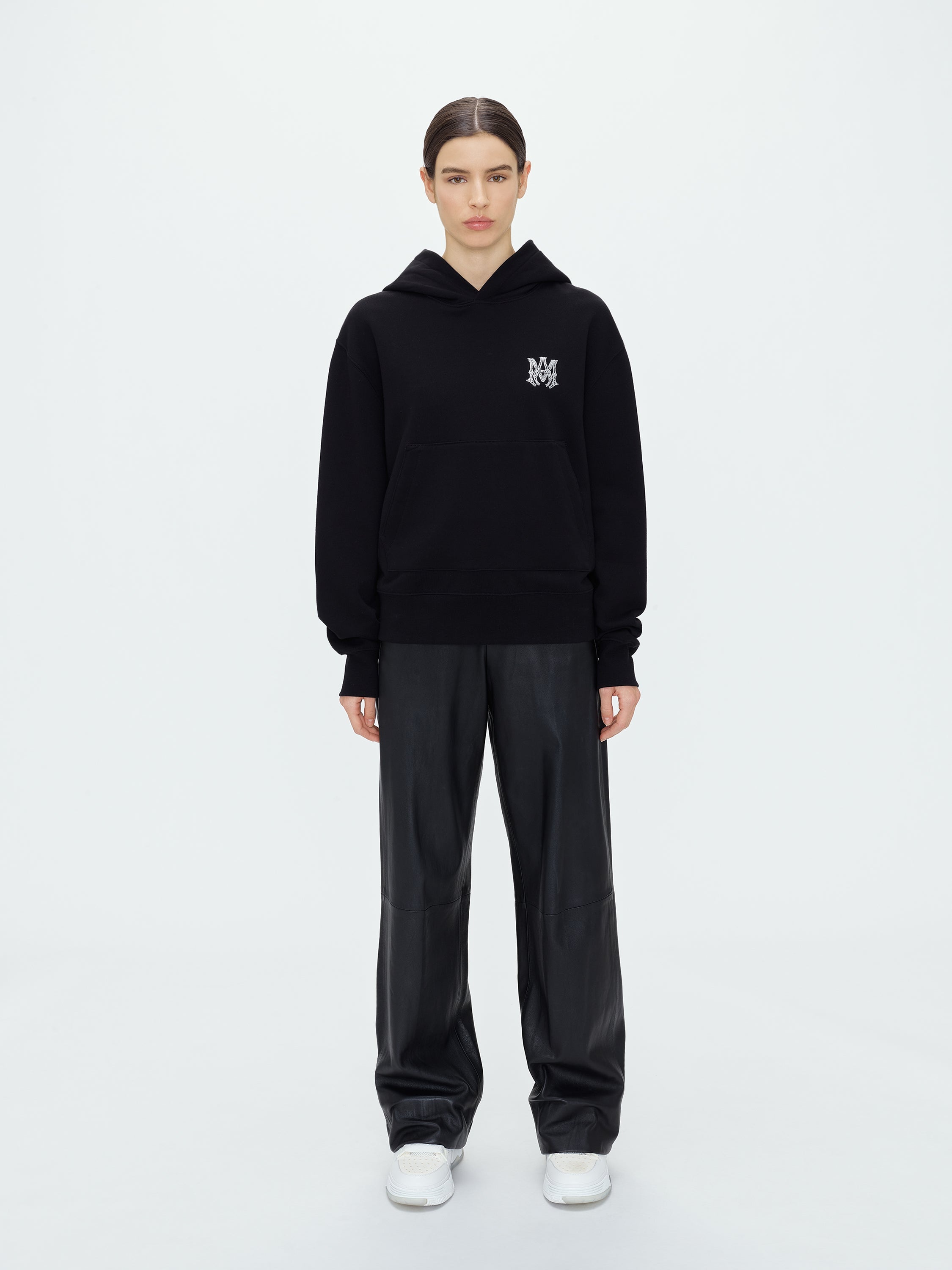CRYSTAL EMBELLISHED MA HOODIE - 2